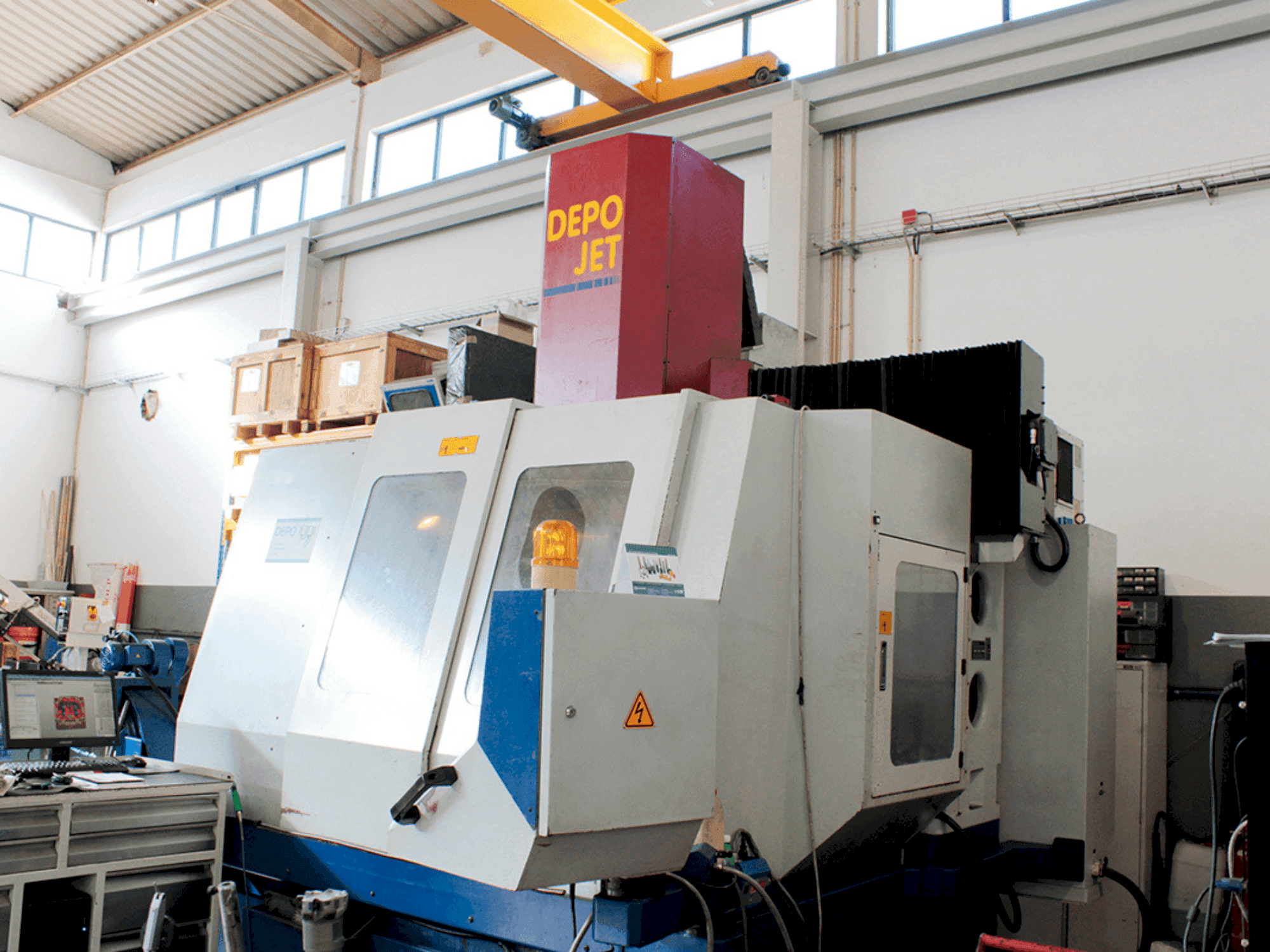 Makine  DEPO Jet - Önden görünüm