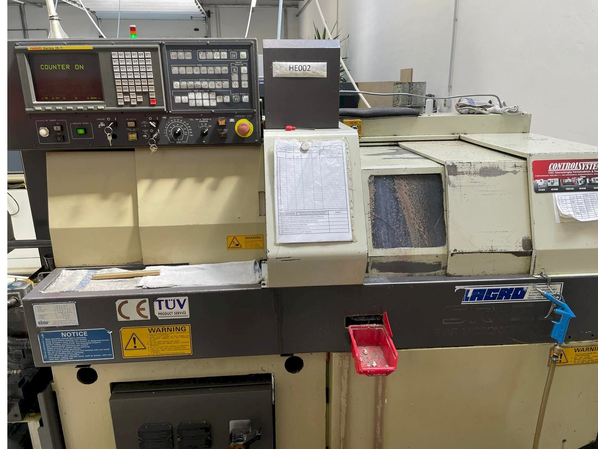 Makine  Star SR20 - Önden görünüm