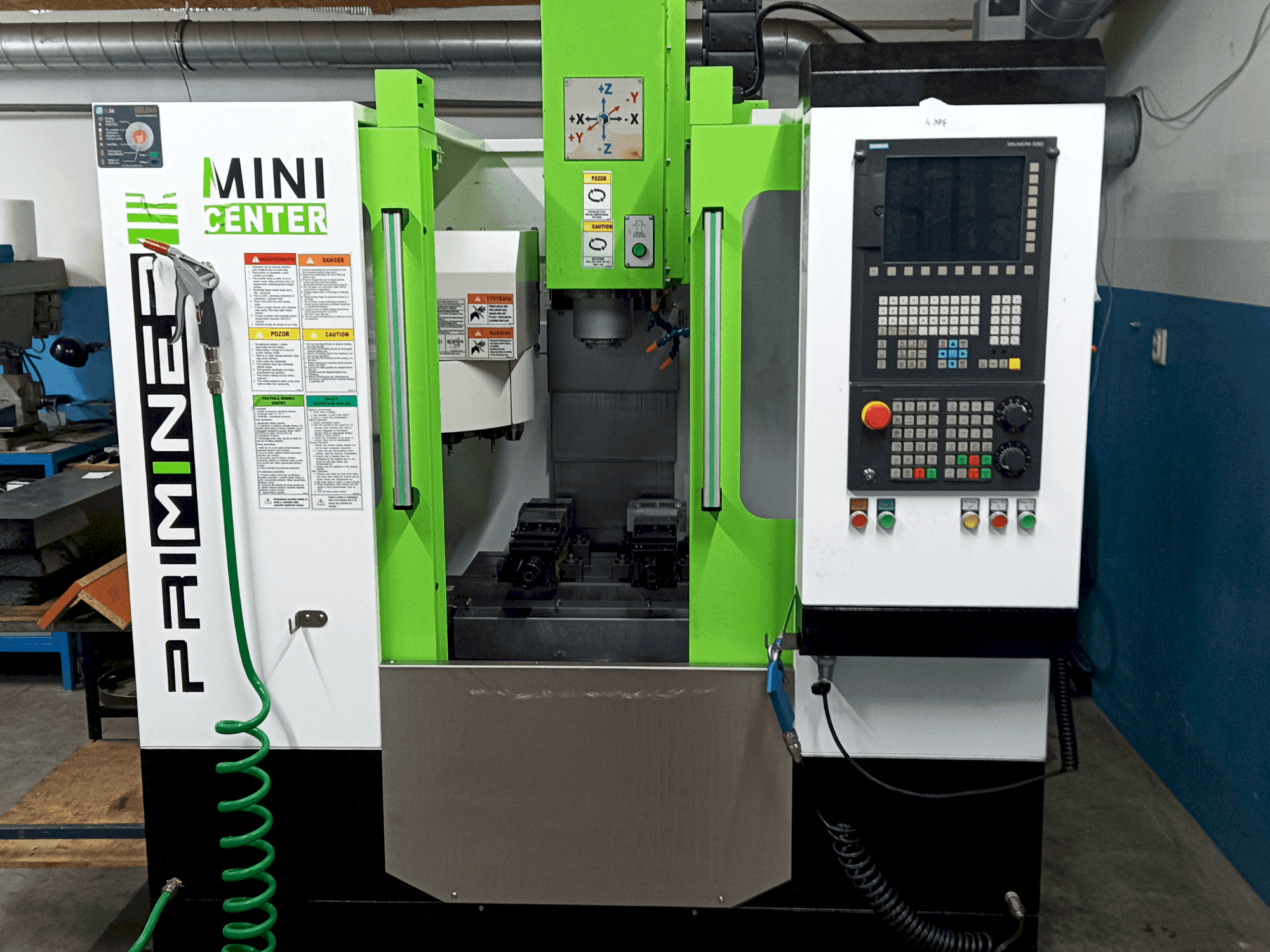 Makine Priminer MINI - Önden görünüm