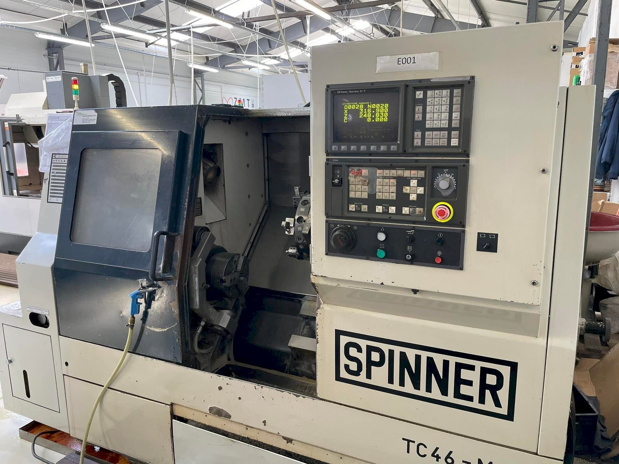 Makine SPINNER TC46 MC - Önden görünüm