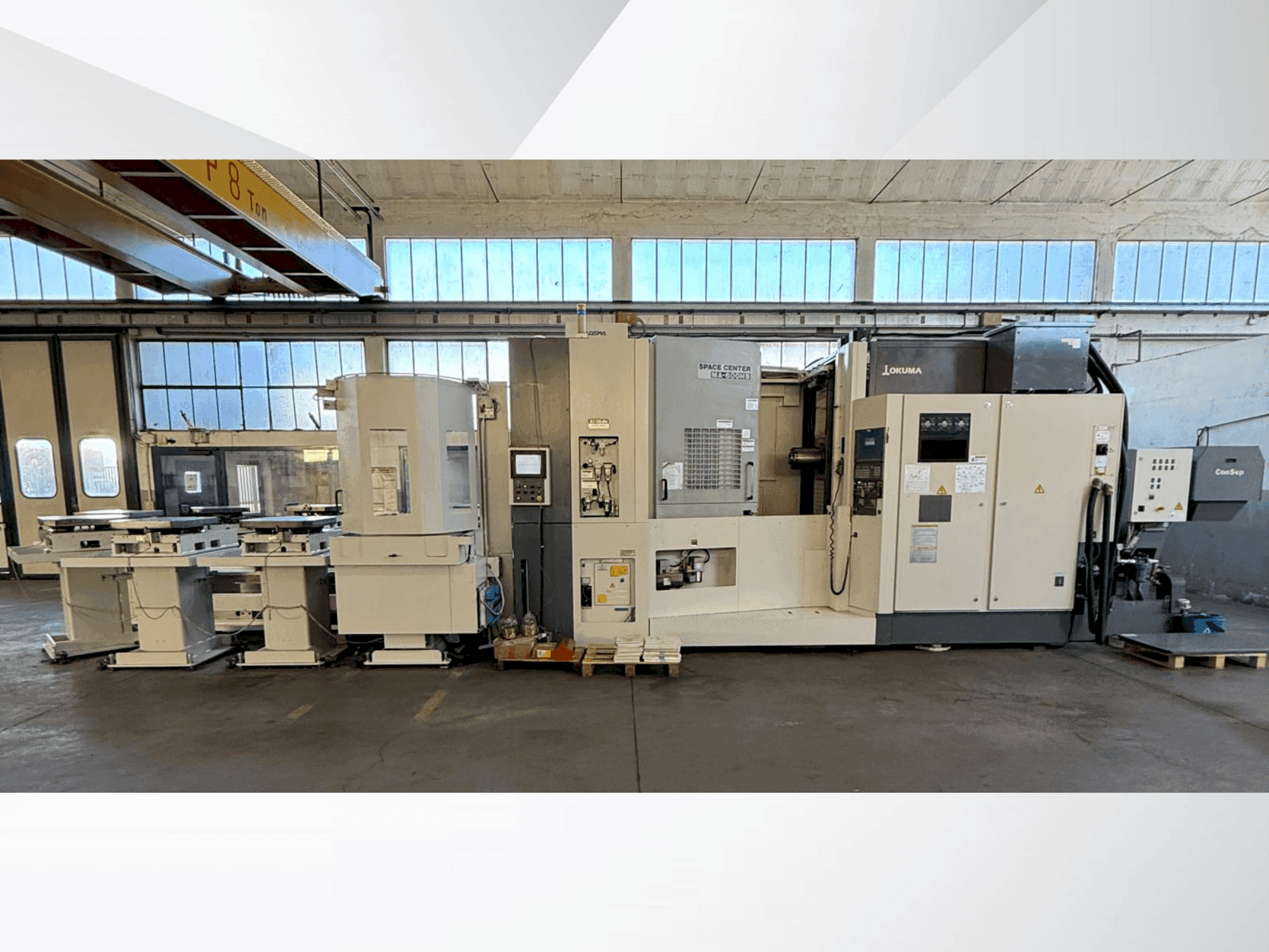 Makine  Okuma SPACE CENTER MA-600HB - Önden görünüm