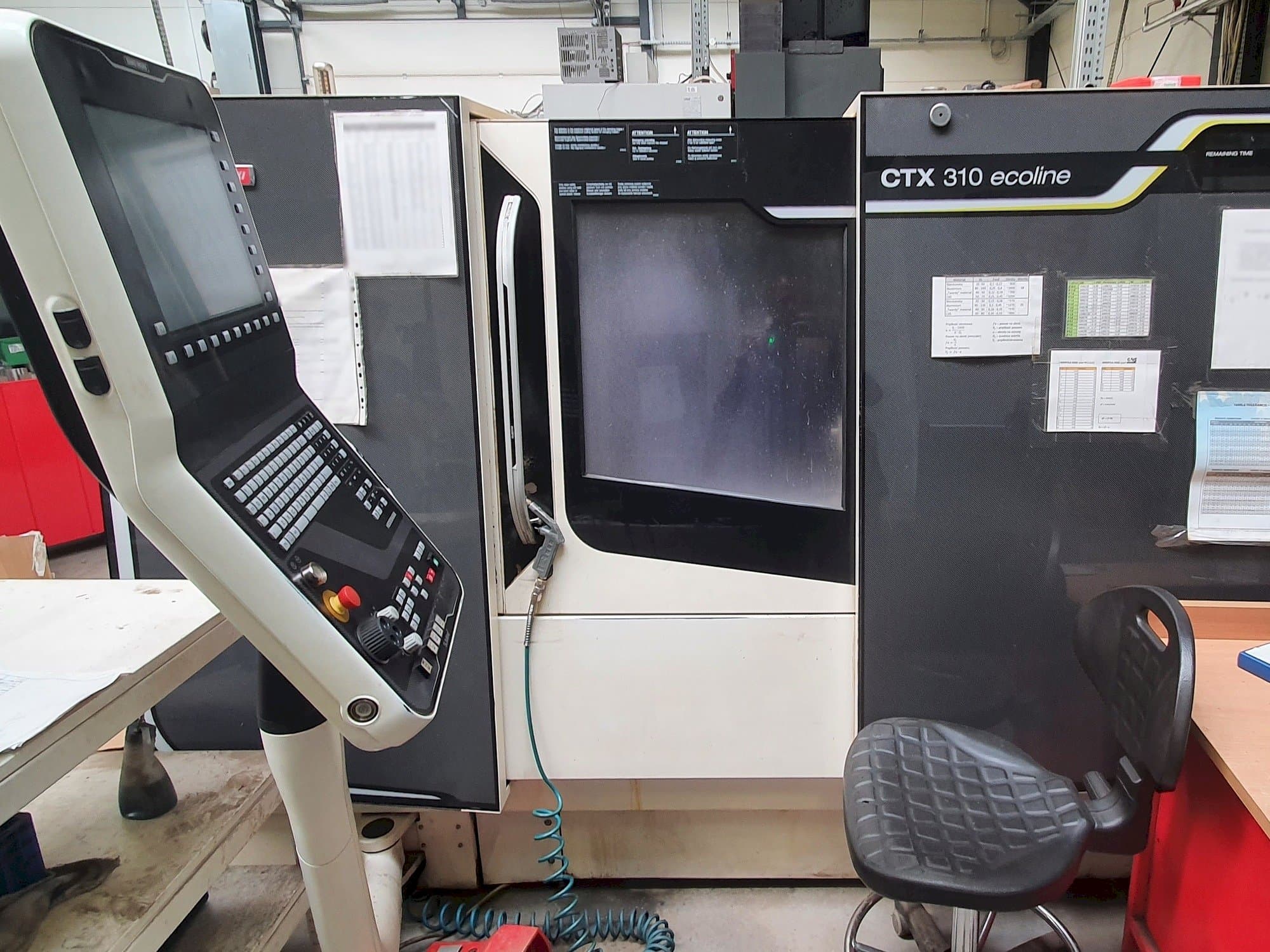 Makine DMG MORI SEIKI CTX - Önden görünüm