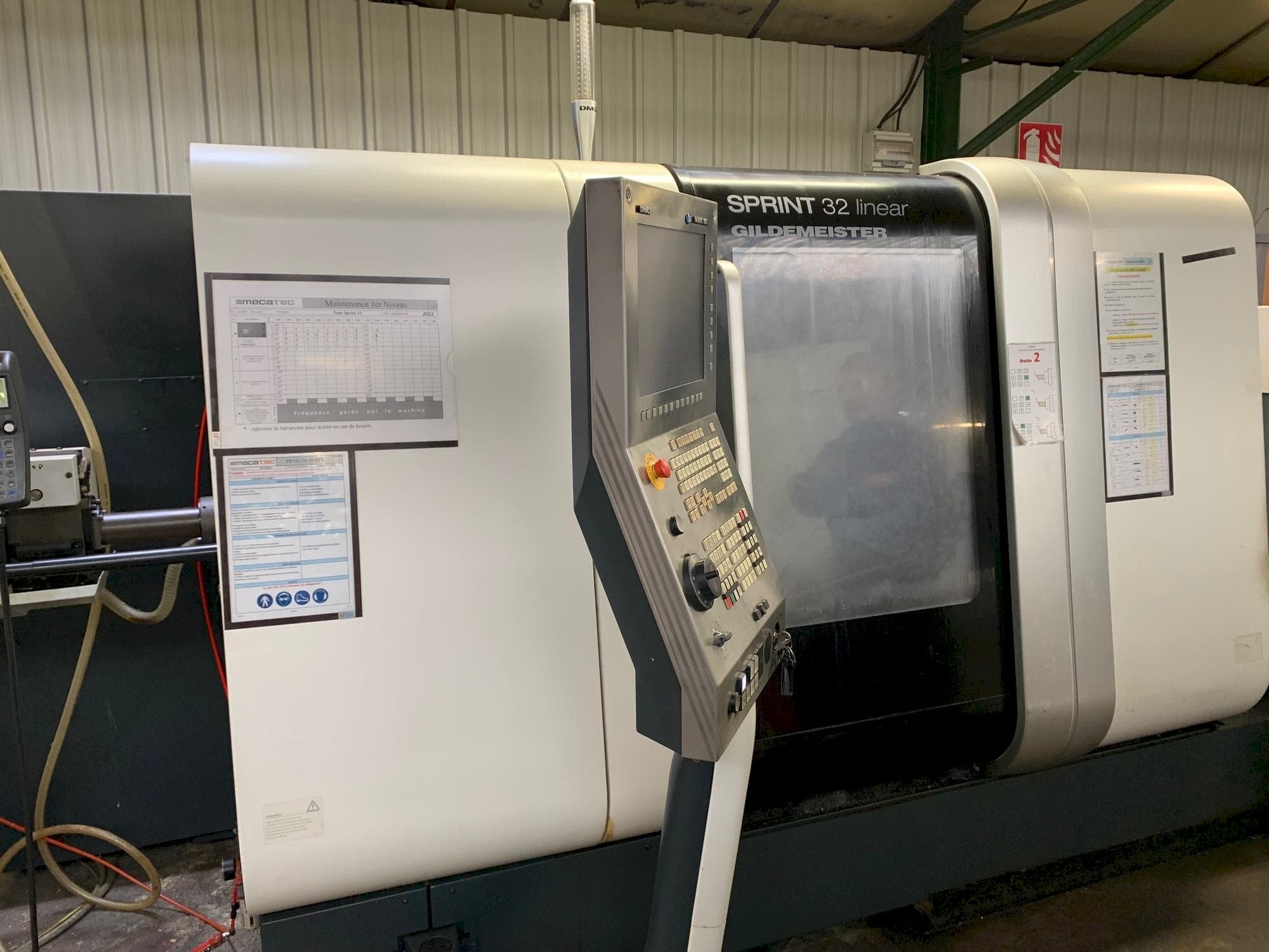 Makine DMG SPRINT 32 linear - Önden görünüm