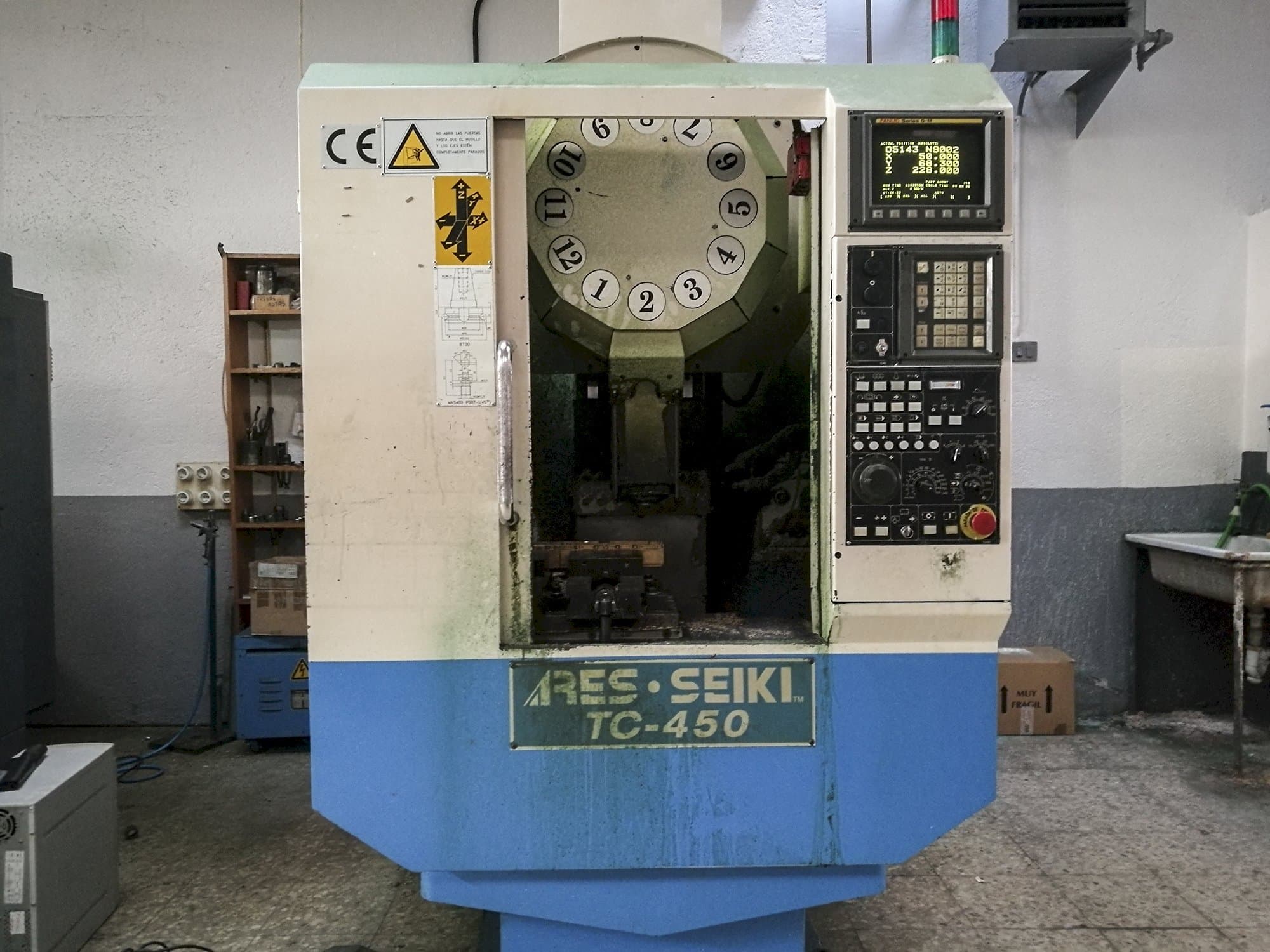 Makine ARES - Önden görünüm TC-450
