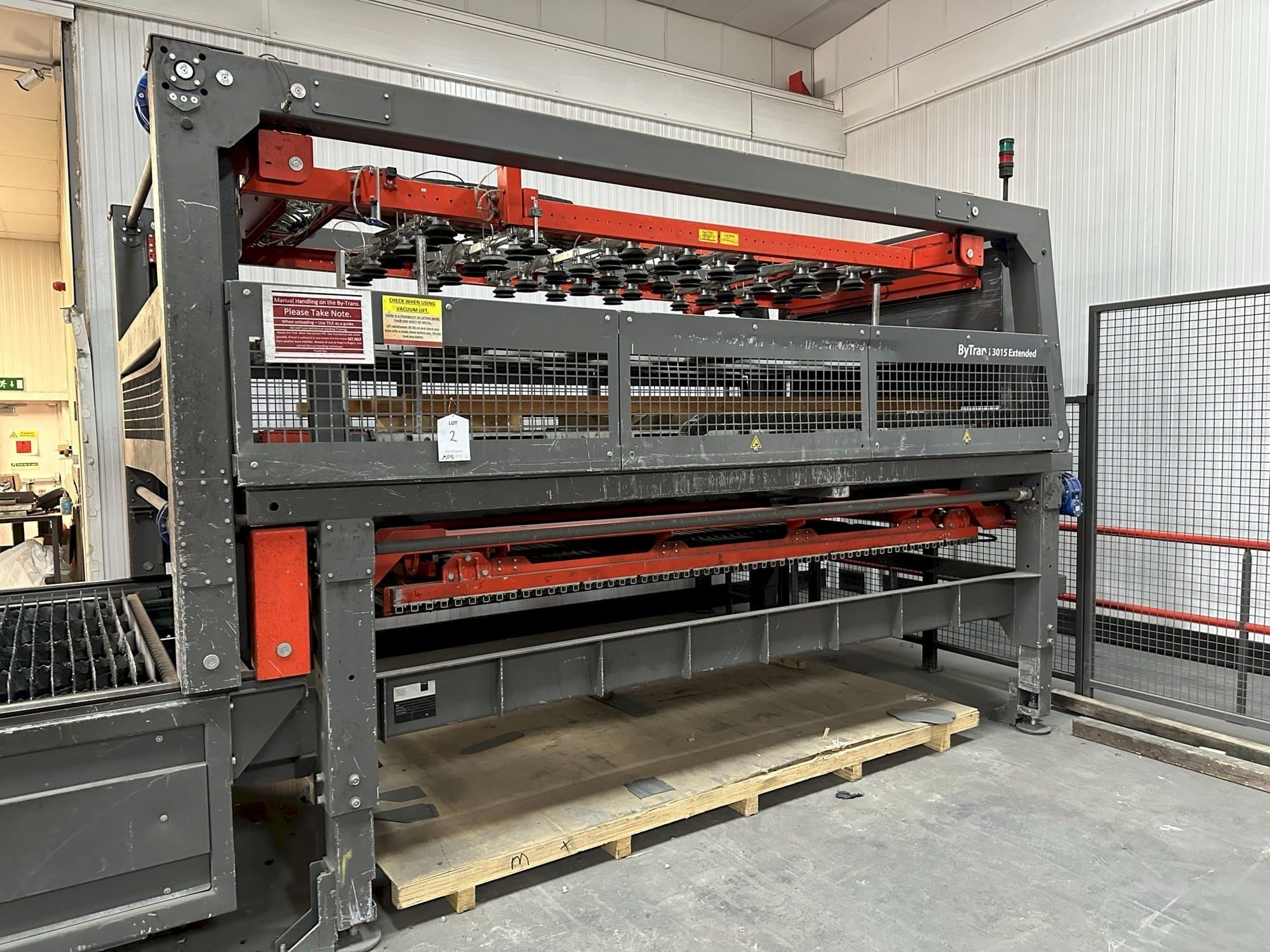 Makine Bystronic By Trans 3015 Extended Automatic Loading - Önden görünüm