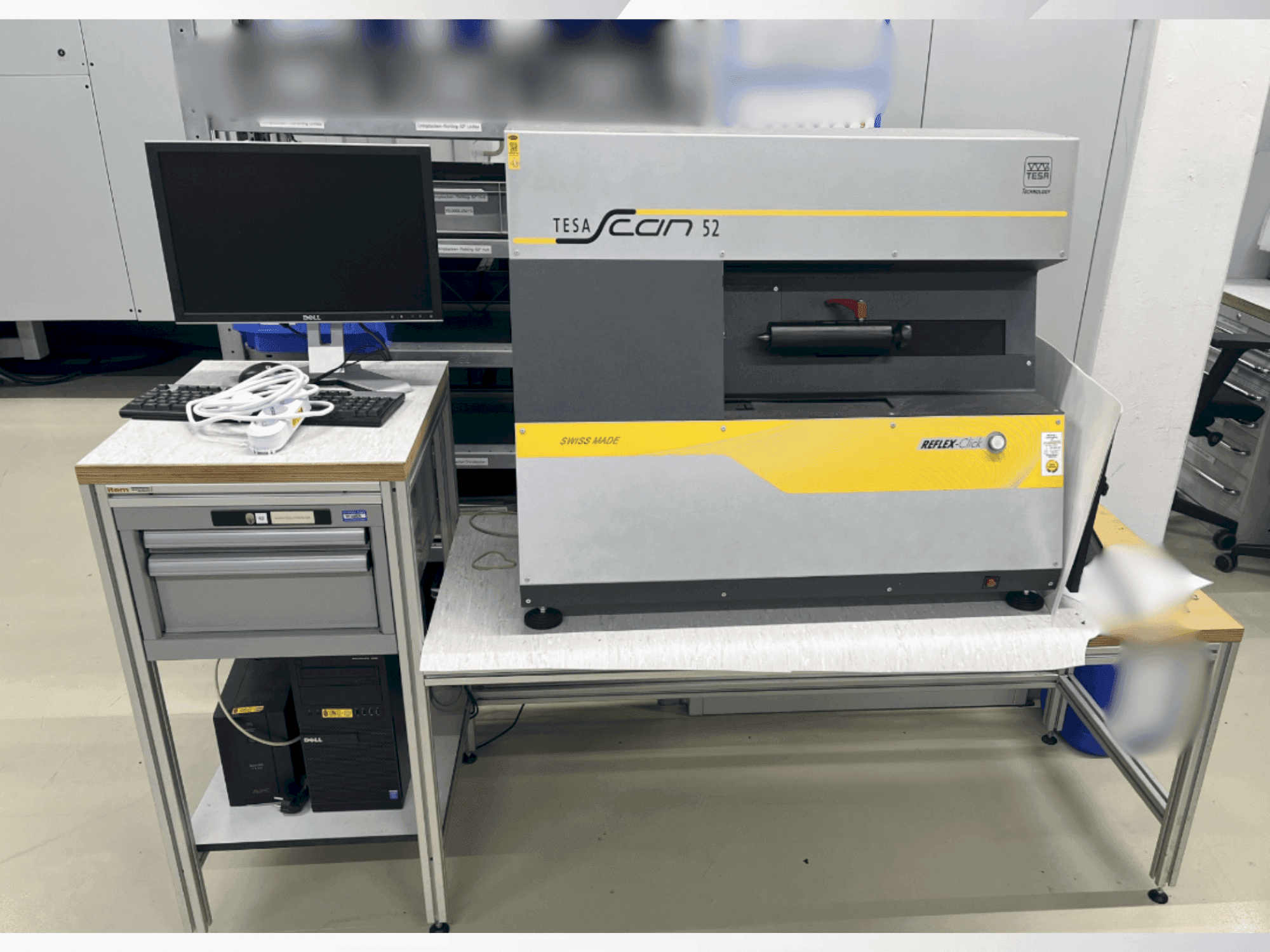 Makine TESA Scan 52 - Önden görünüm