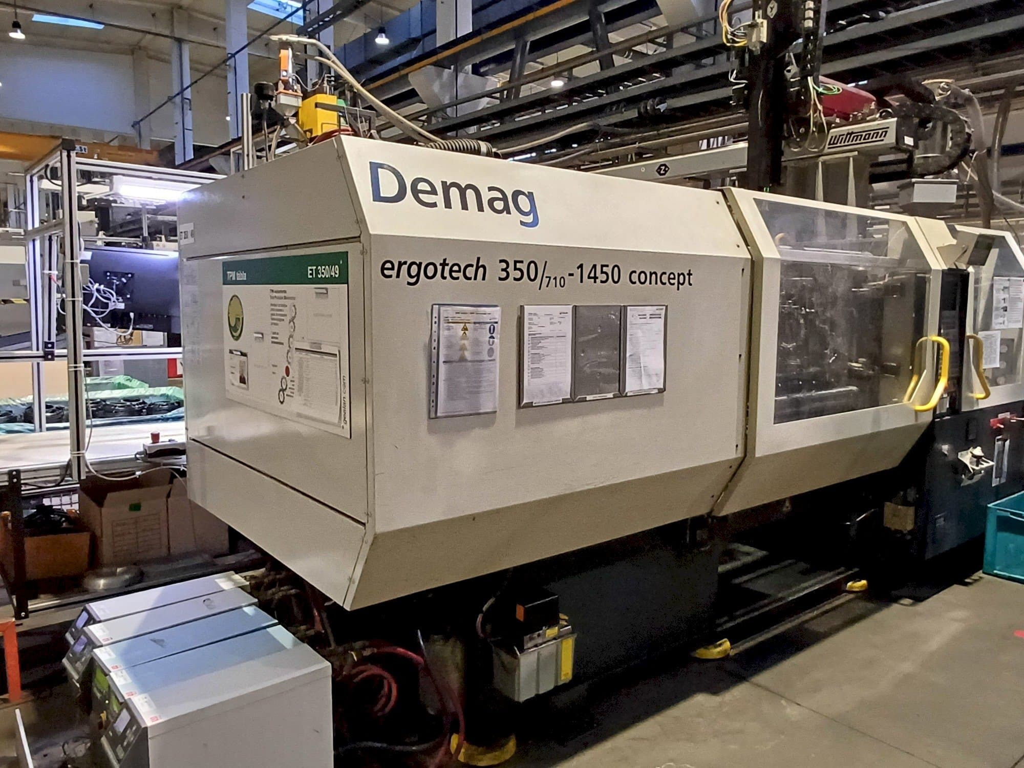 Makine SUMITOMO SHI DEMAG Ergotech 350 Concept - Önden görünüm