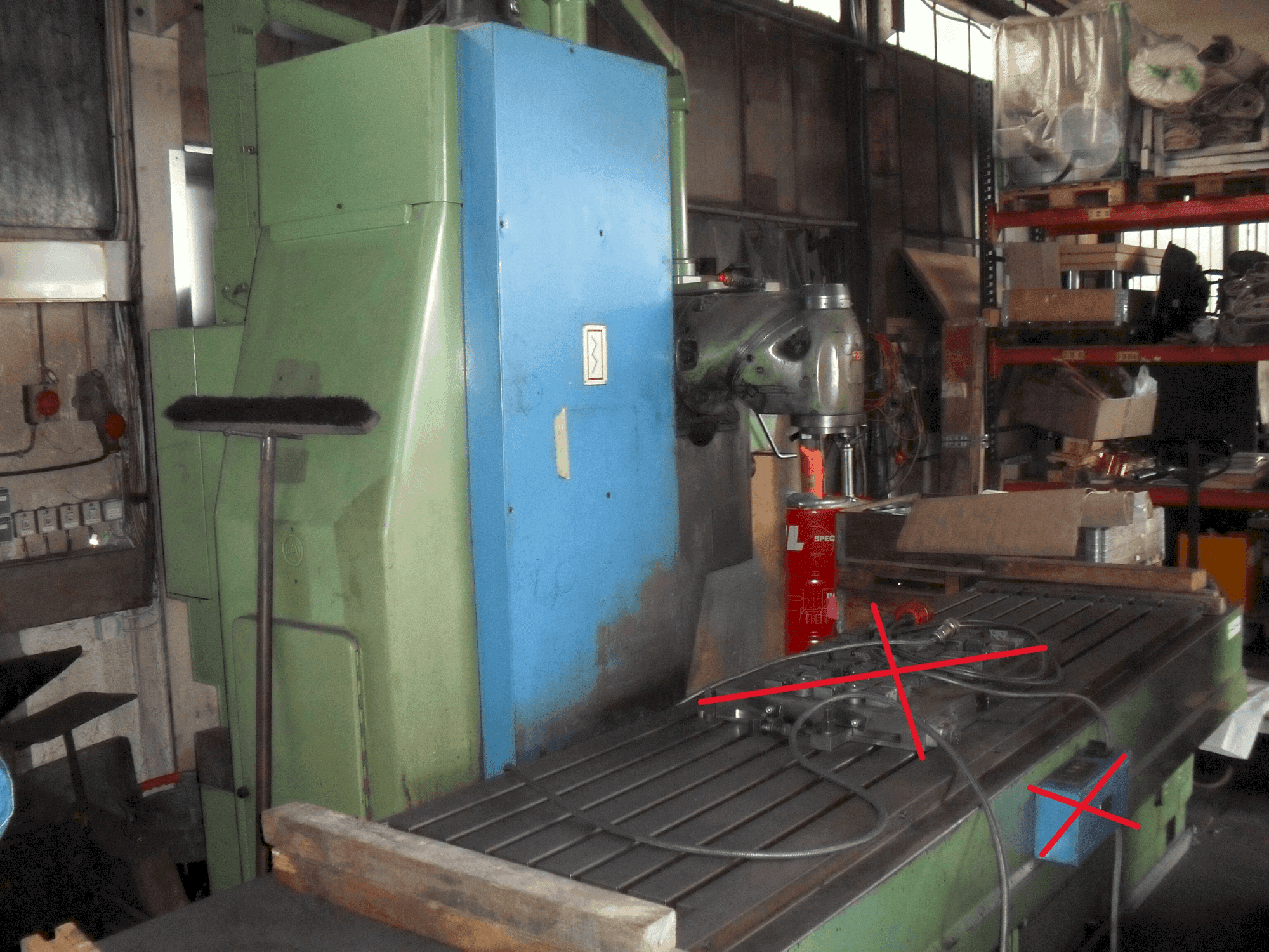 Makine  SACHMAN RP 3 - Önden görünüm