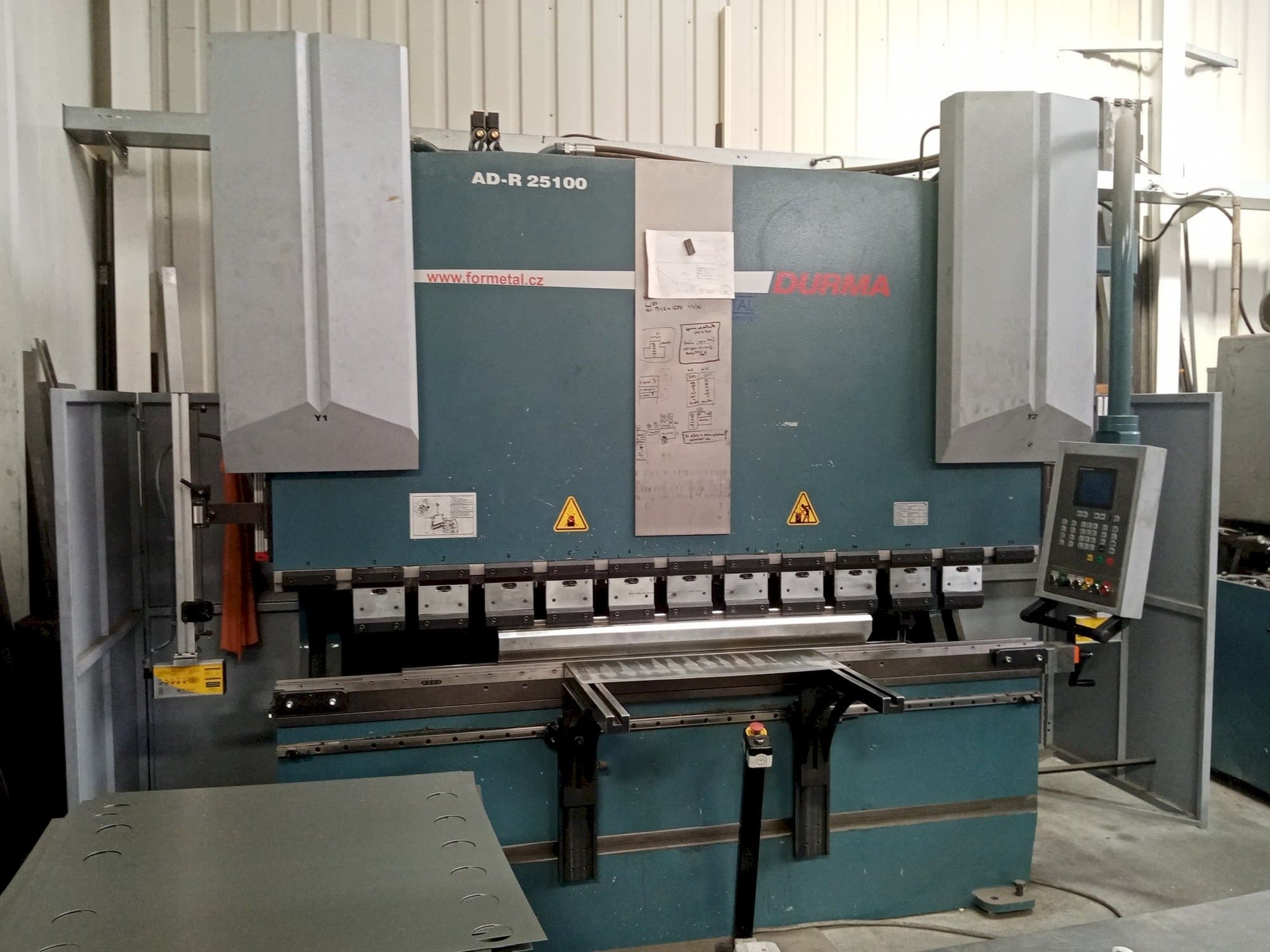 Makine Durma AD-R 25100 - Önden görünüm