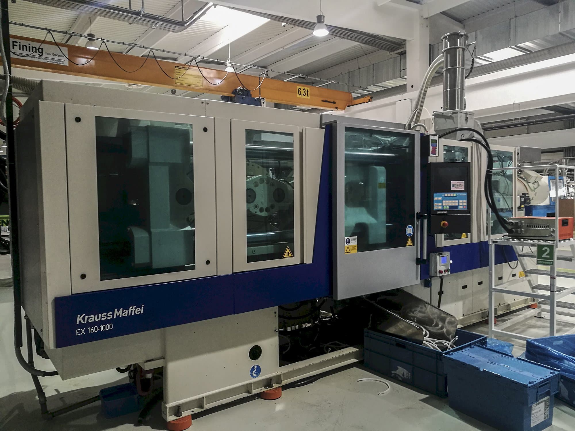 Makine  Krauss Maffei - Sol görünüm 160-1000 EX