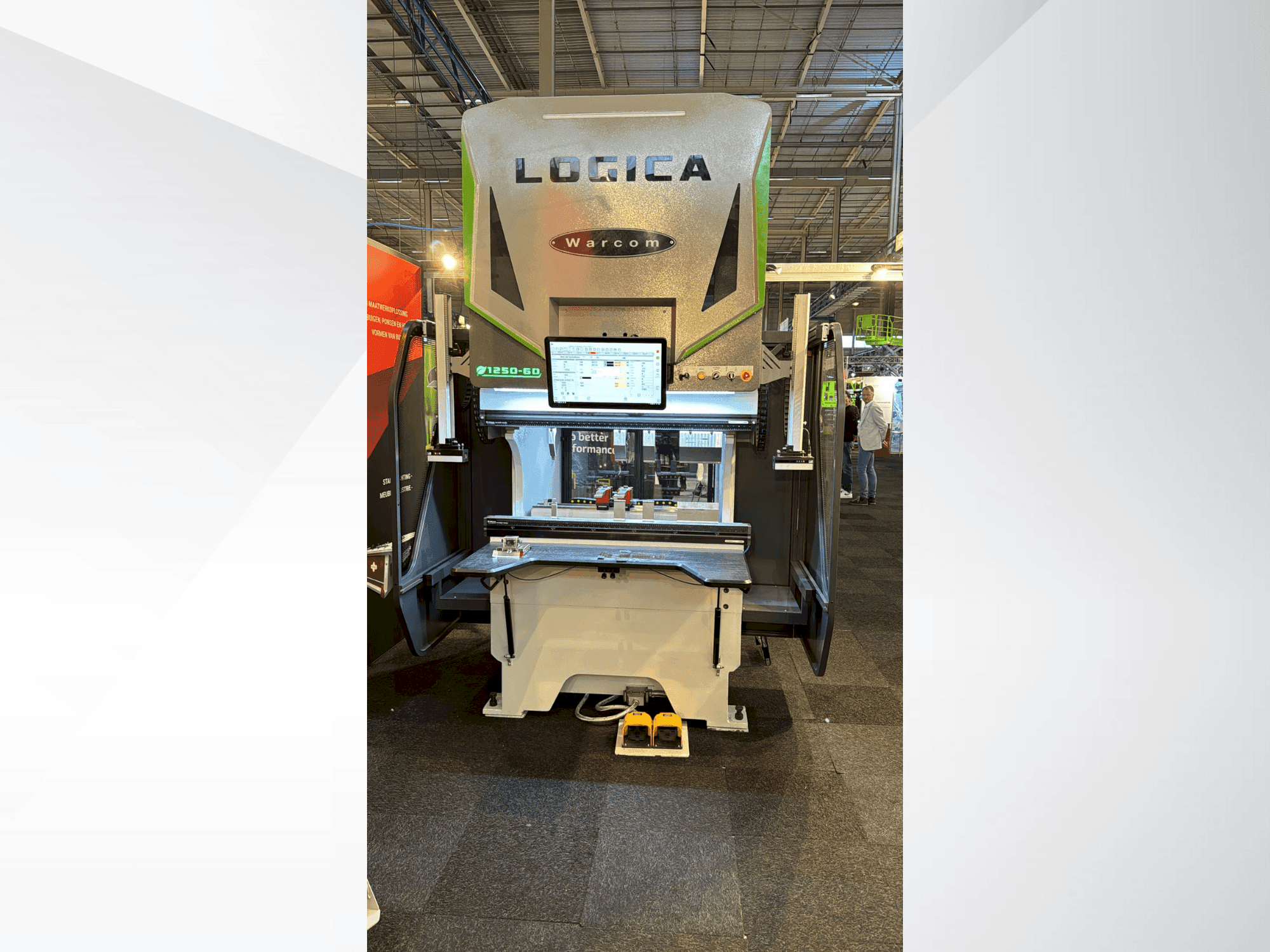 Makine Warcom LOGICA 1250-60 - Önden görünüm