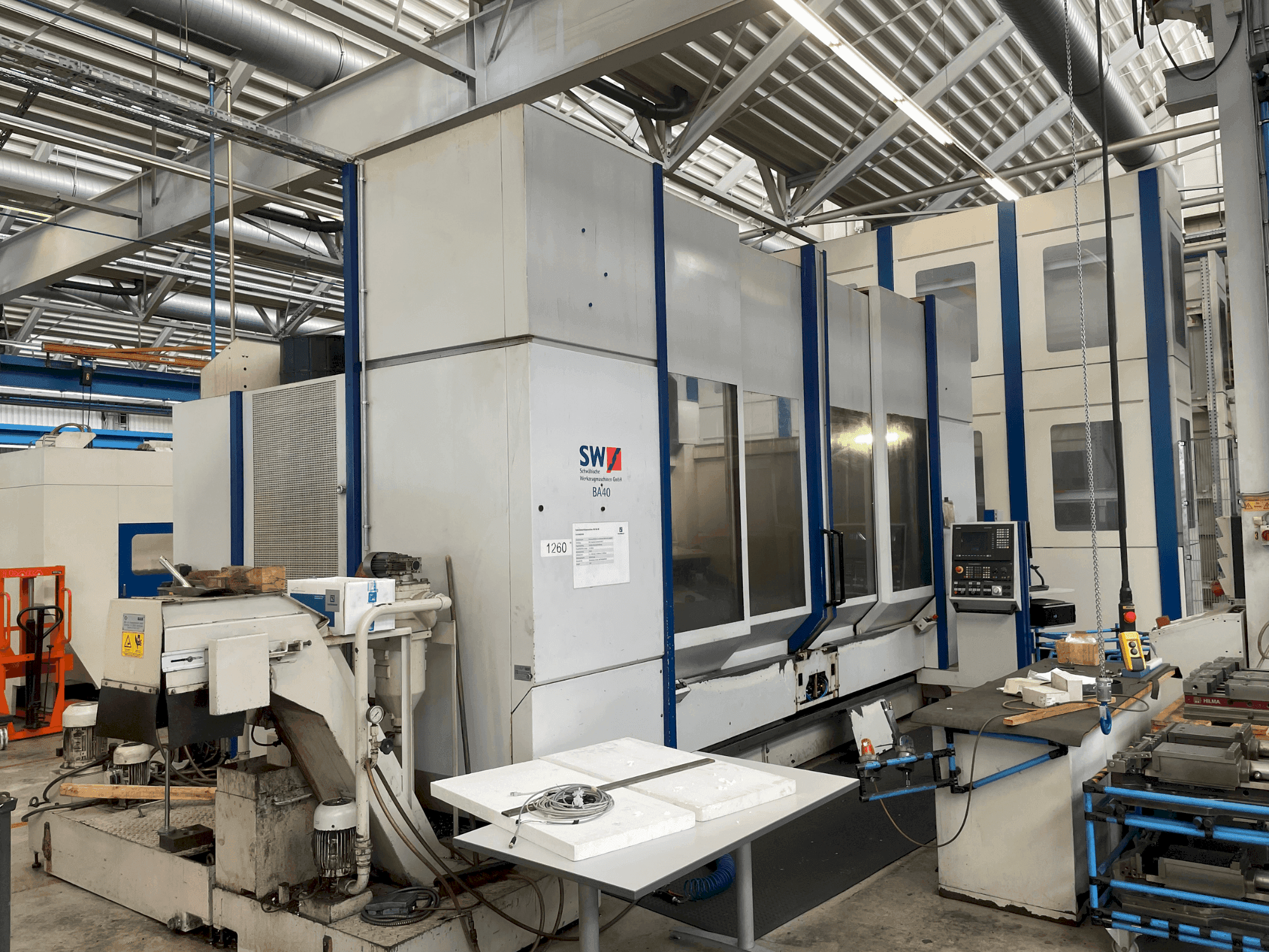 Makine SW BA 40 NC - Önden görünüm