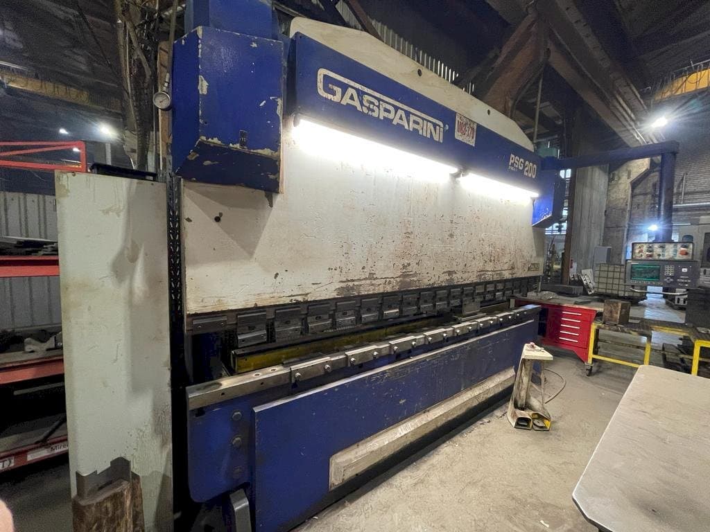 Makine GASPARINI PSG 200/4000 - Önden görünüm