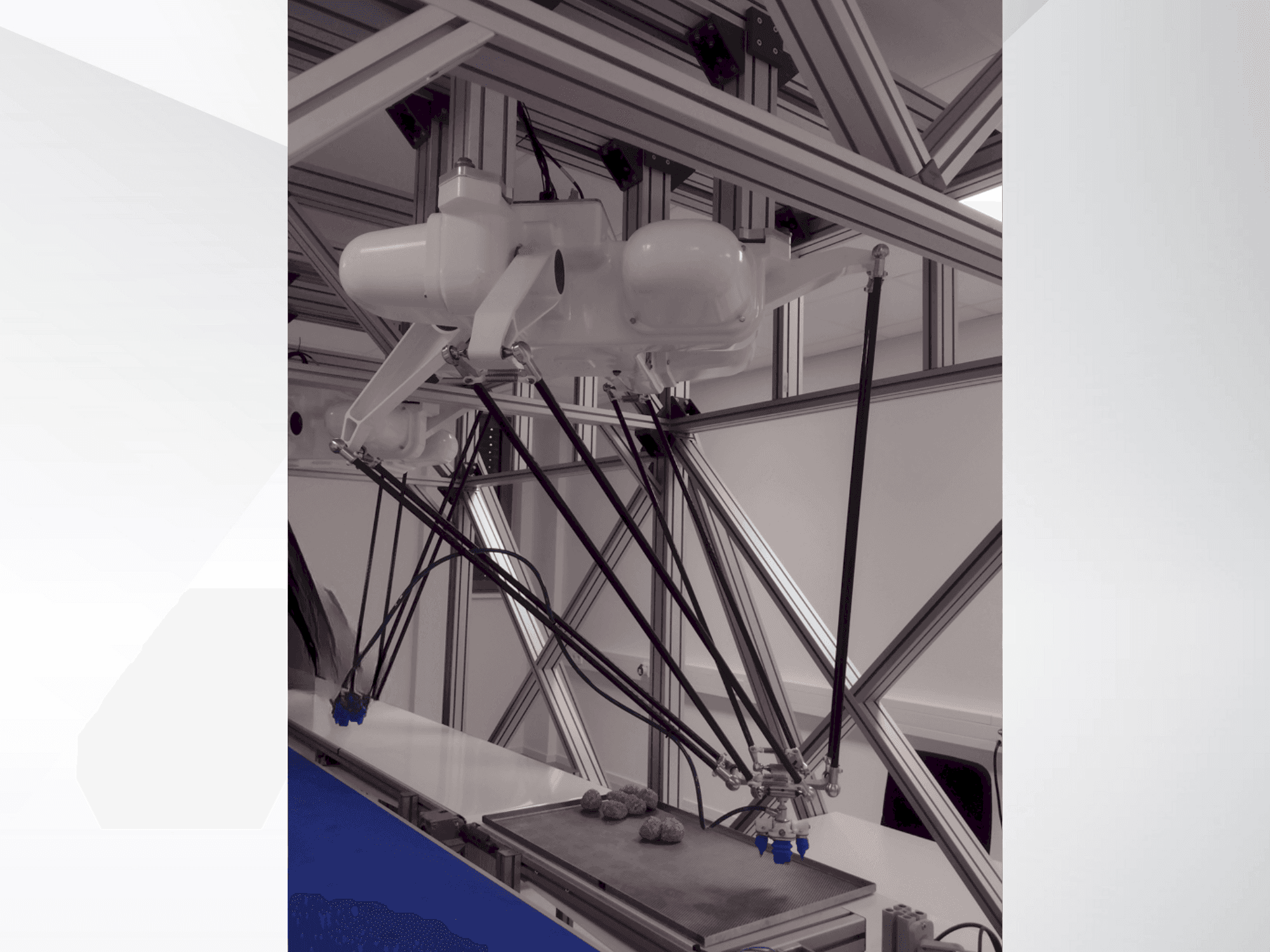 Makine  OMRON Quattro 800HS with Platform P30 - Önden görünüm