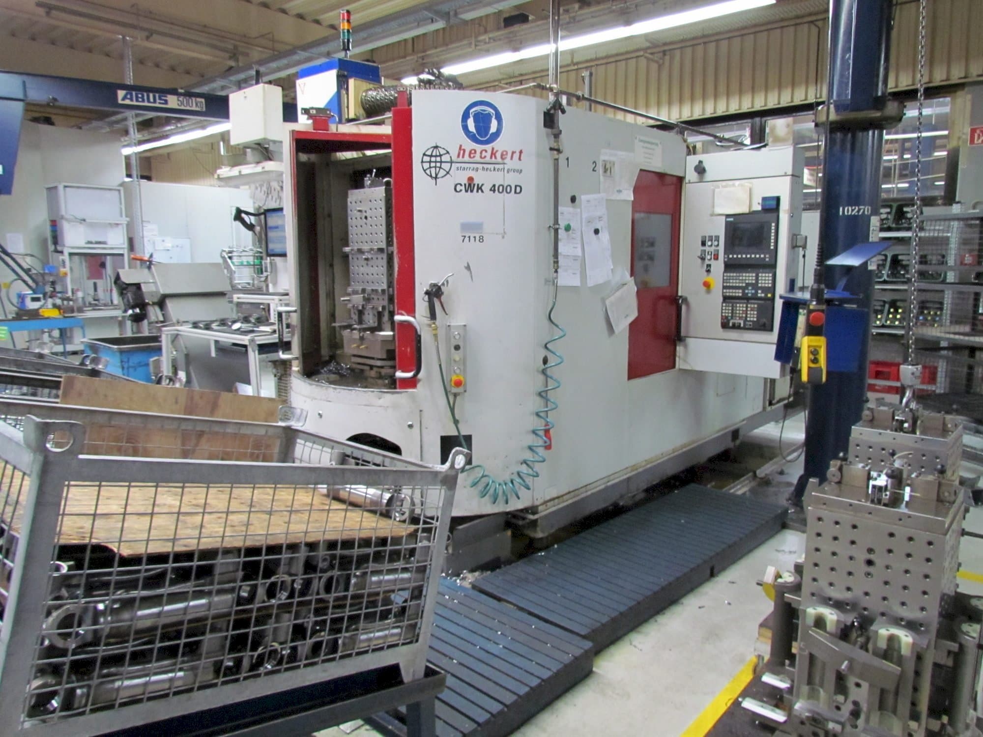 Makine Heckert CWK 400 D - Önden görünüm