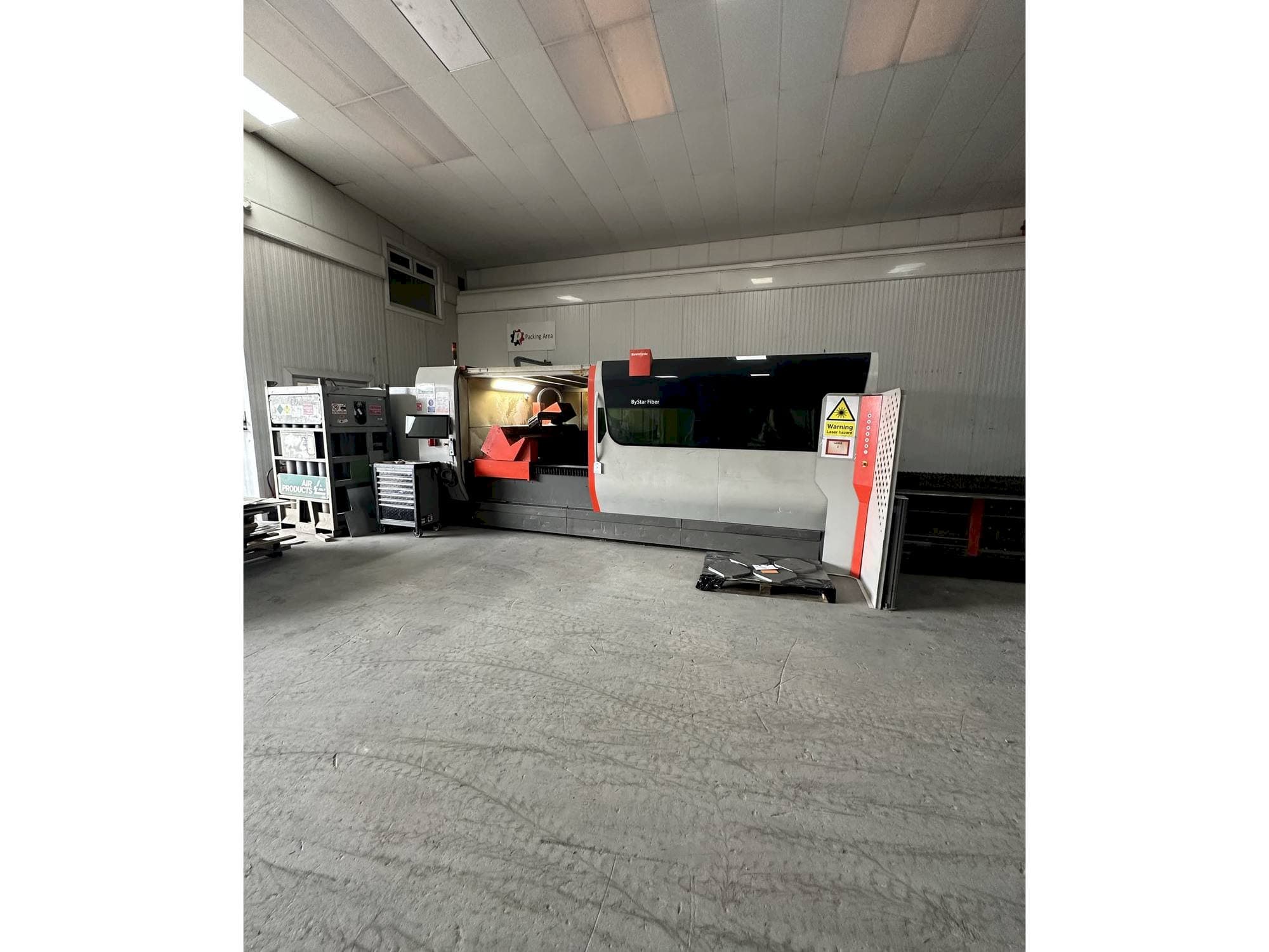 Makine Bystronic Bystar 6KW 3015 Fiber - Önden görünüm