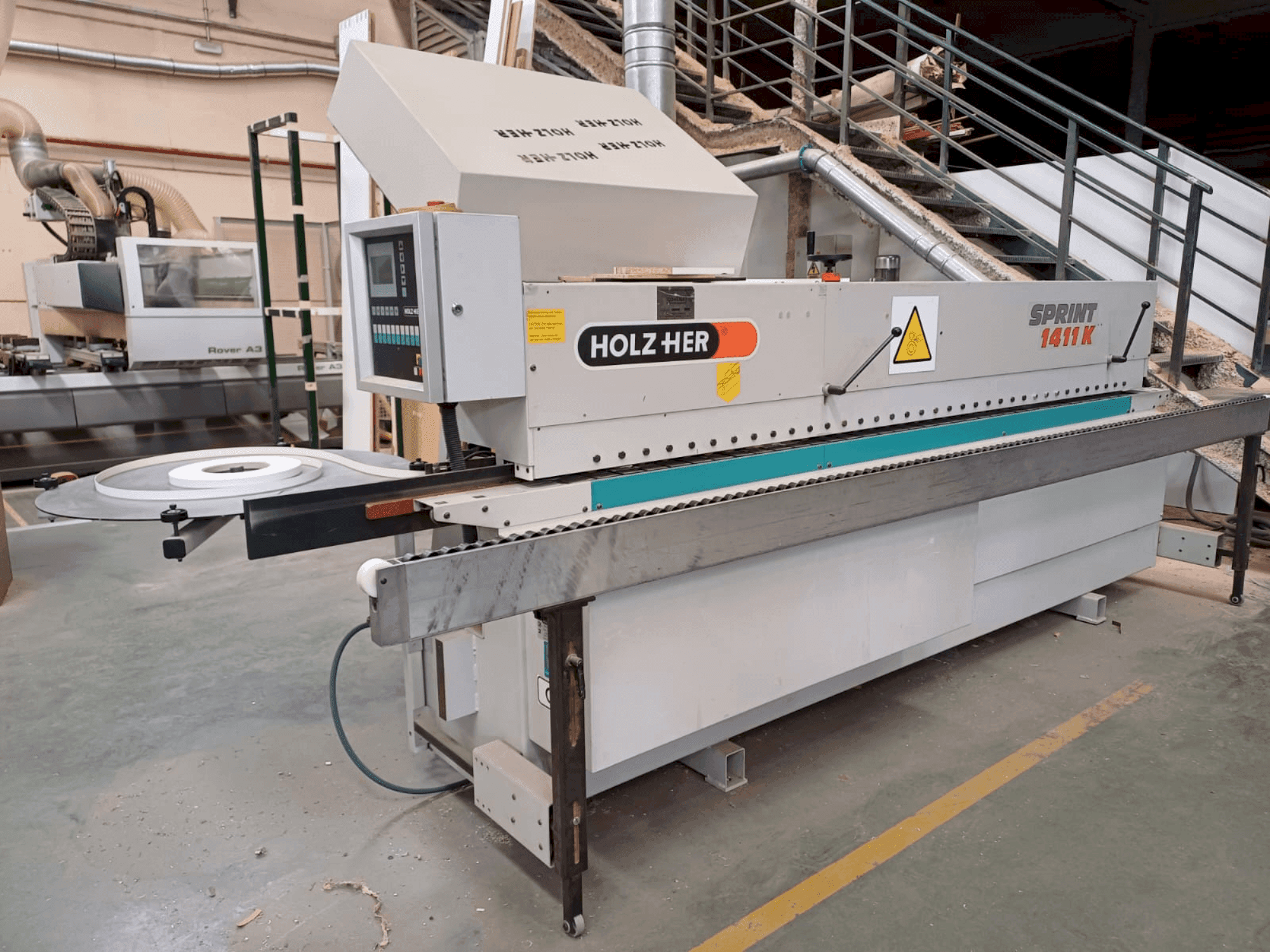 Makine HOLZHER SPRINT 1411K - Önden görünüm