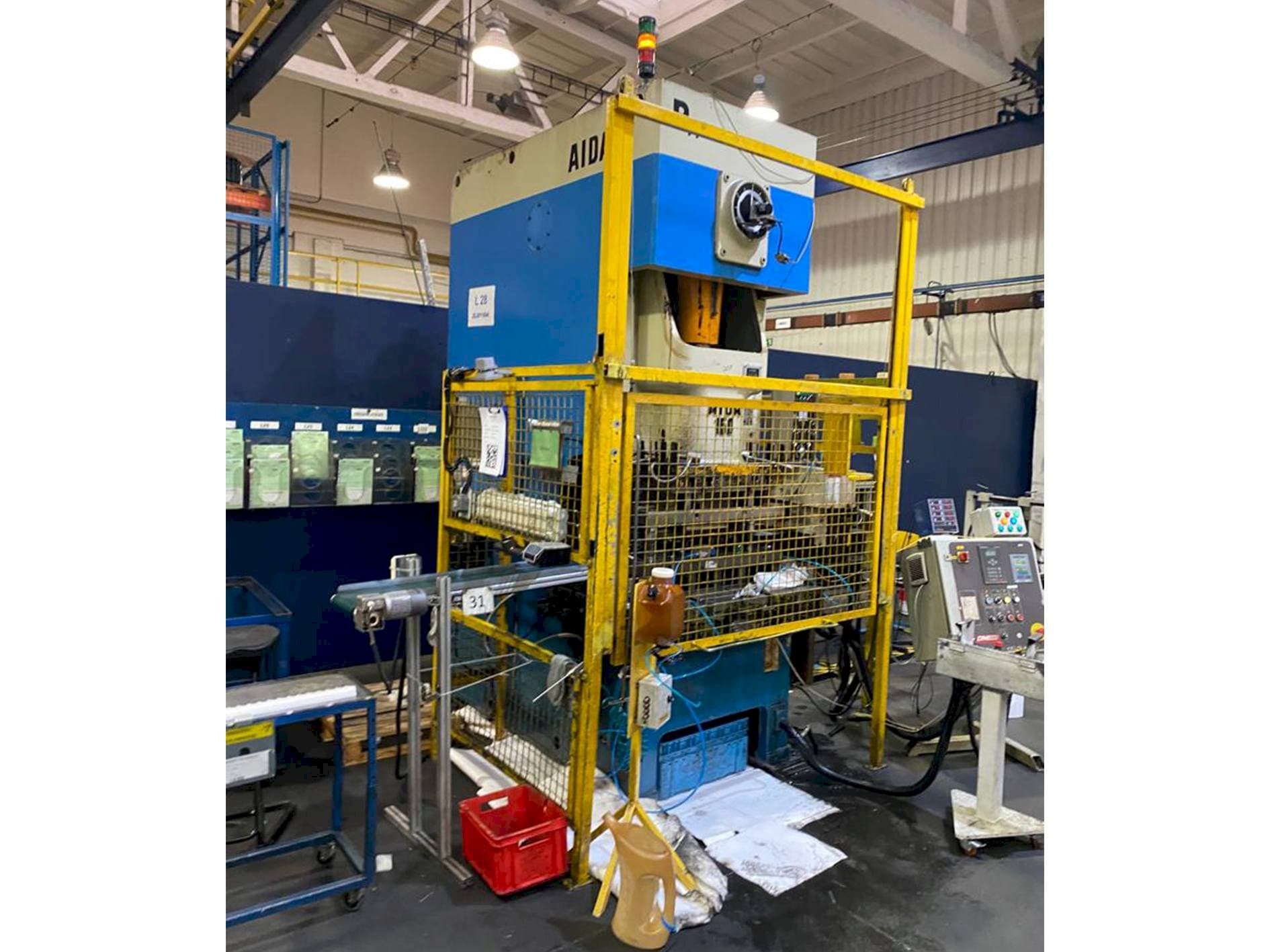 Makine AIDA NC 1-150 - Önden görünüm