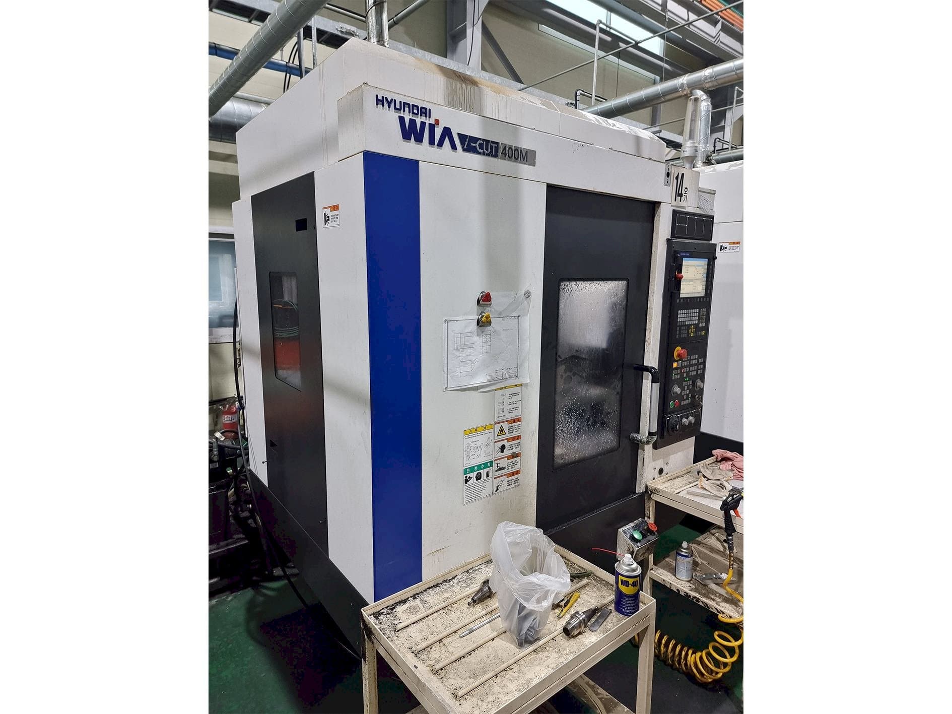 Makine Hyundai Wia i-CUT400M - Önden görünüm