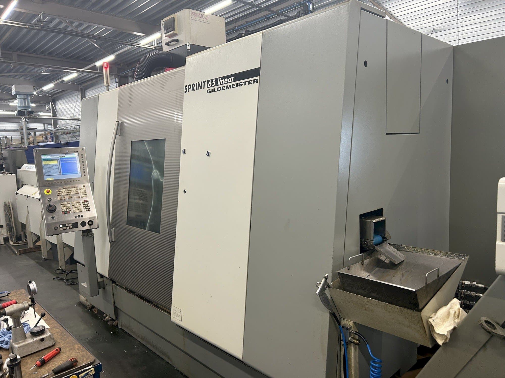 Makine Gildemeister Sprint 65 linear - Önden görünüm