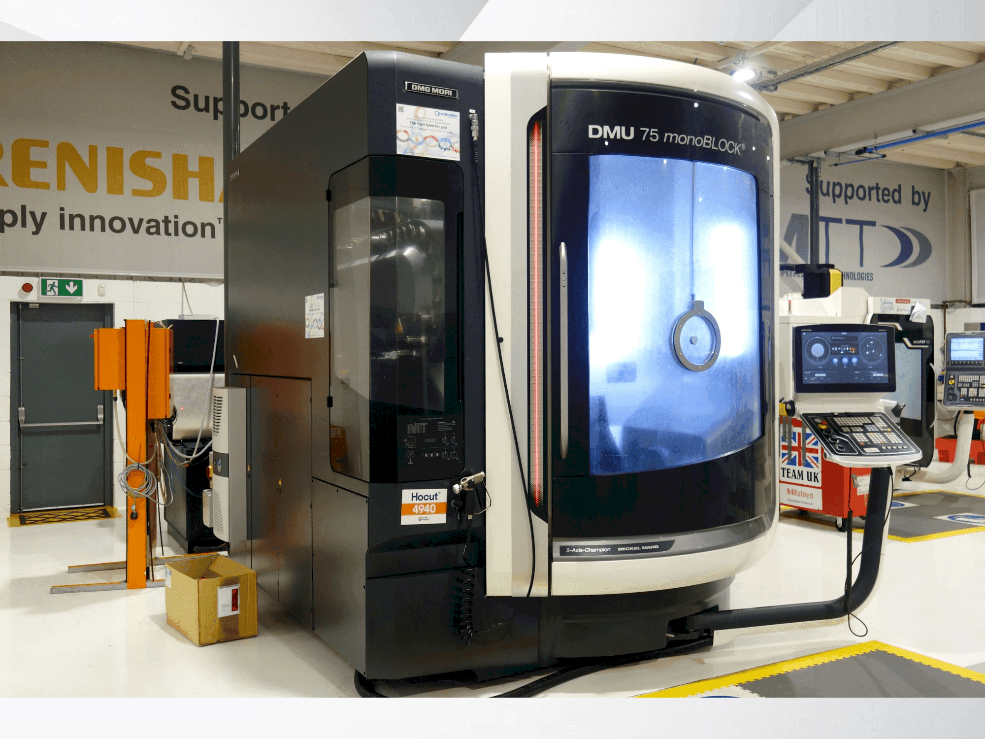 Makine DMG MORI DMU 75 Monoblock - Önden görünüm