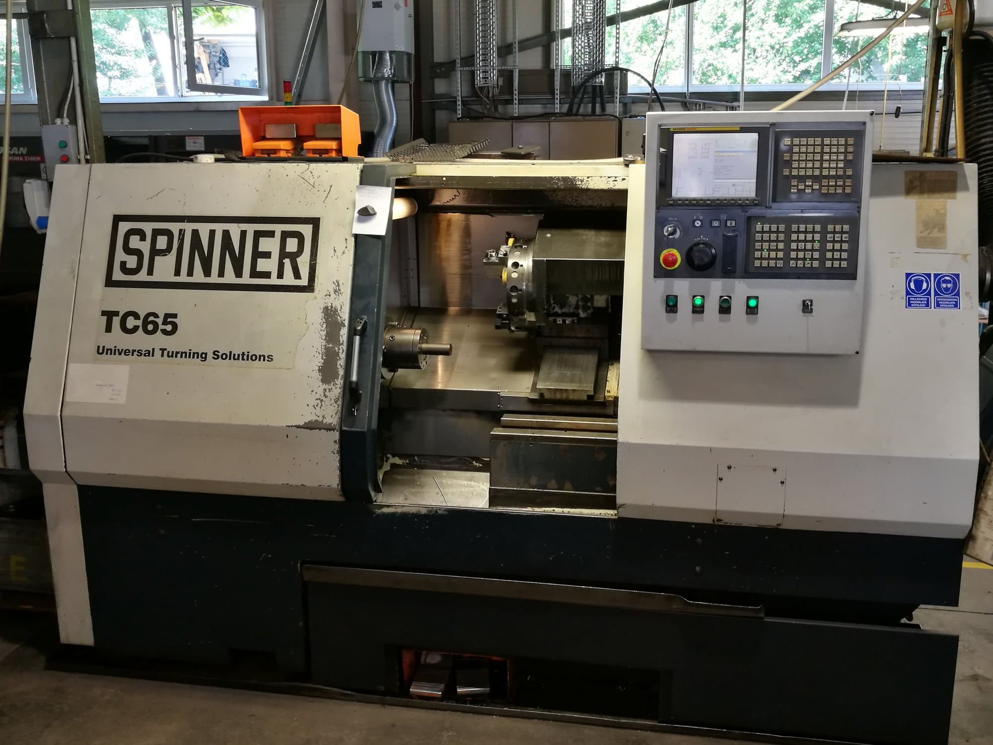 Makine SPINNER - Önden görünüm TC 65 MC