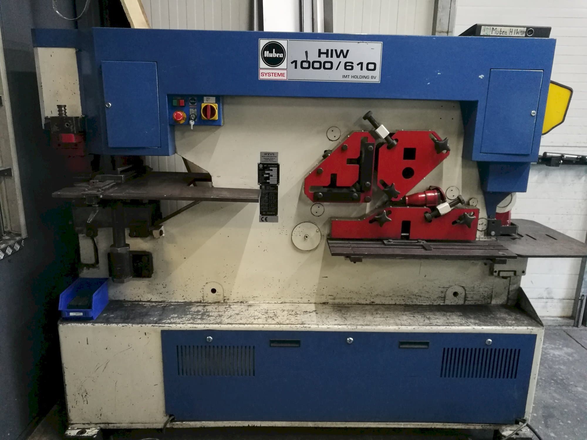 Makine Mubea HIW 1000/610 - Önden görünüm