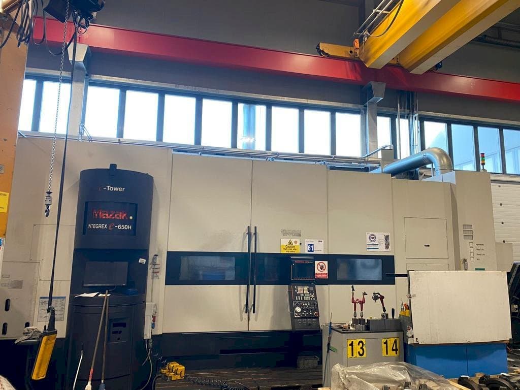 Makine Mazak Integrex E650H x 3000mm - Önden görünüm