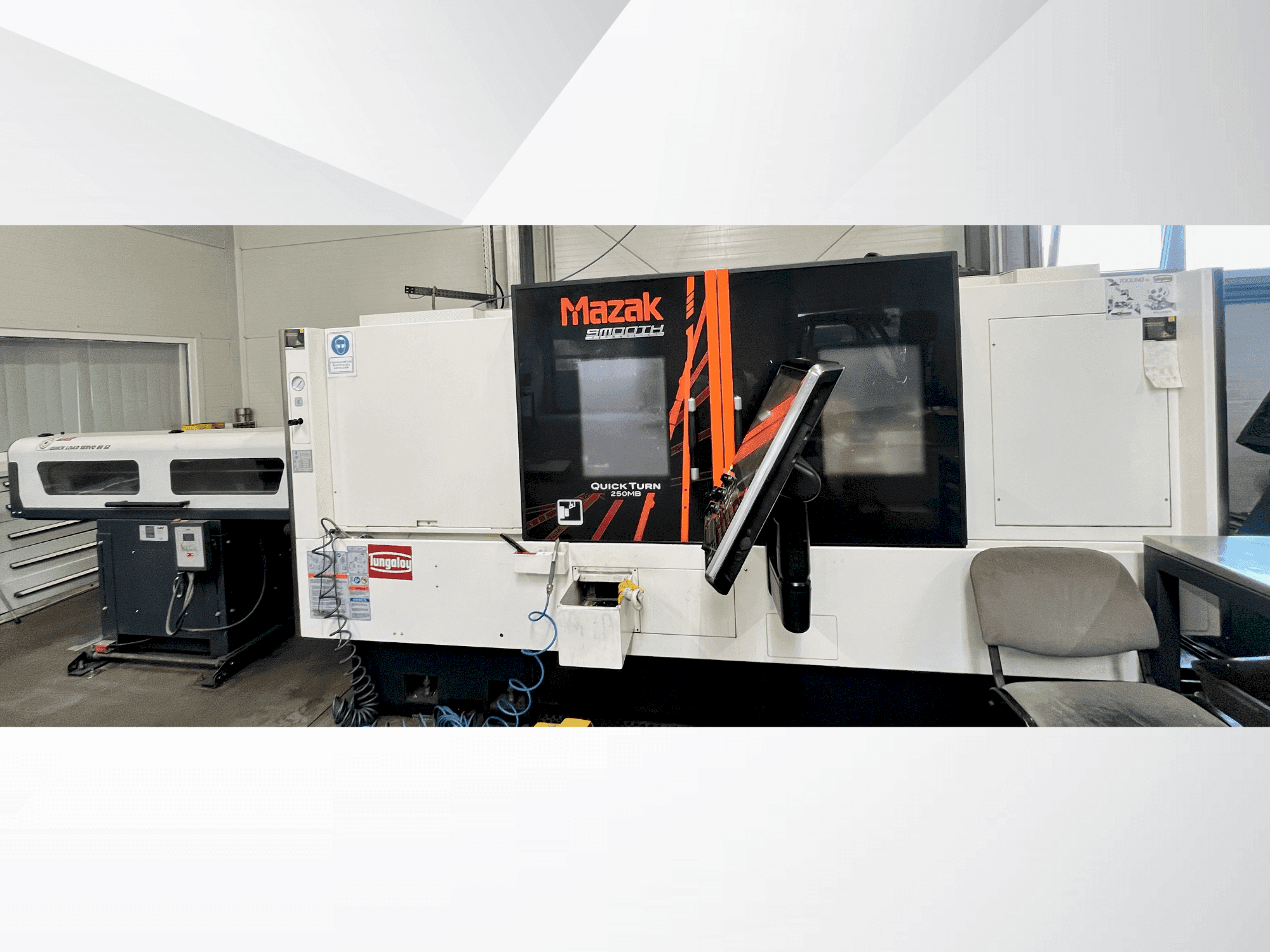 Makine Mazak Quick Turn 250MB - Önden görünüm