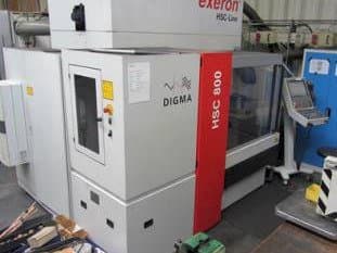 Makine Exeron HSC 800 - Önden görünüm