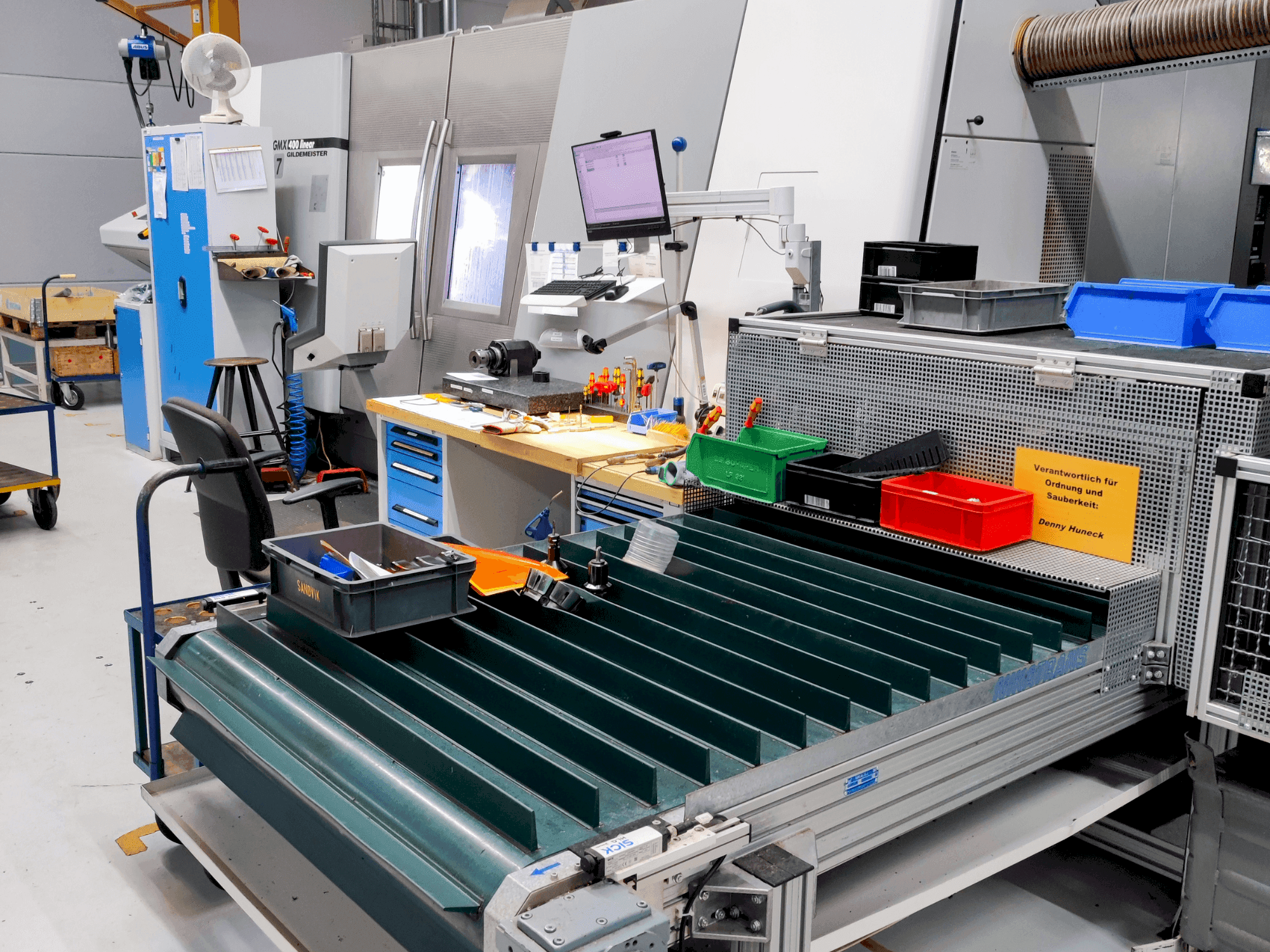 Makine  DMG GMX 400l Stange - Önden görünüm