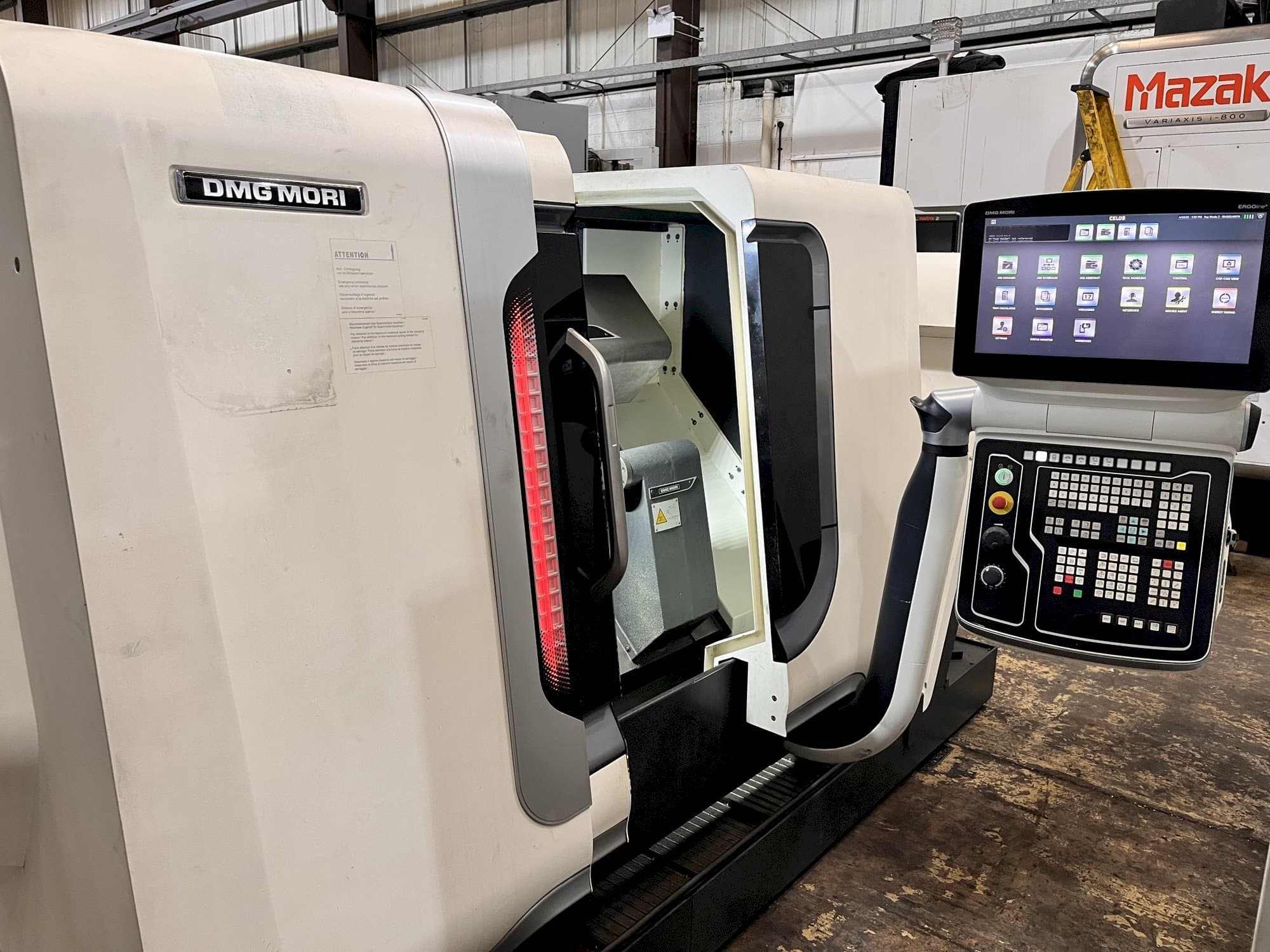 Makine DMG CTX ALPHA 300 - Önden görünüm