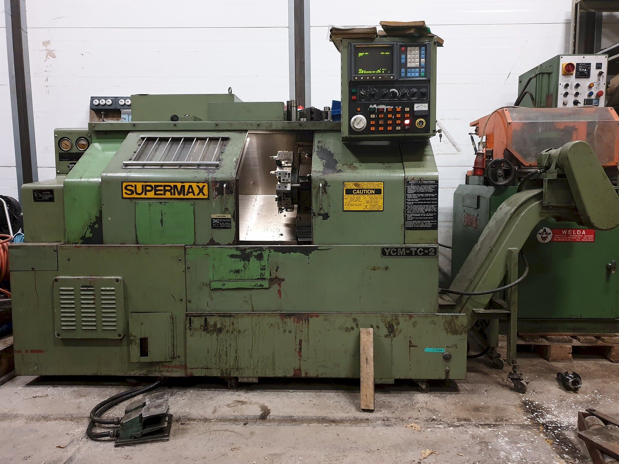 Makine SUPERMAX - Önden görünüm YCM-TC-2