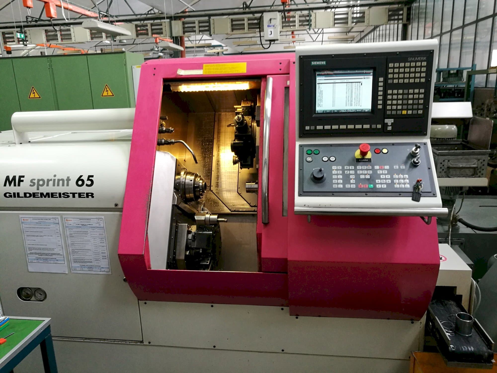 Makine Gildemeister MF Sprint 65 - Önden görünüm