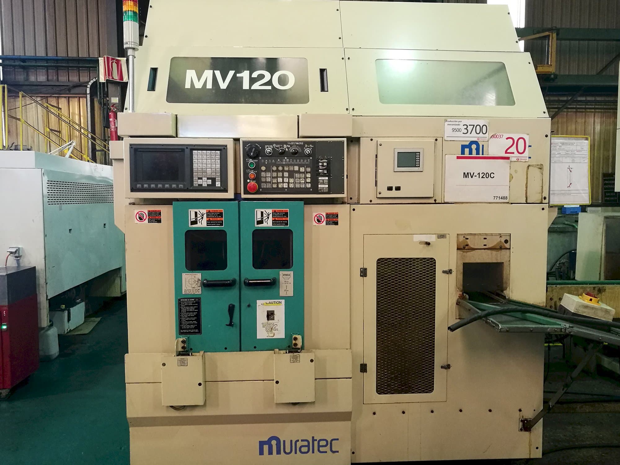 Makine MURATA - Önden görünüm Muratec MV 120