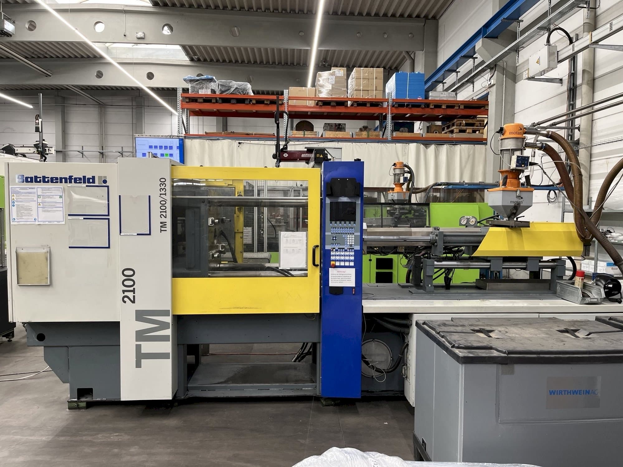 Makine Battenfeld TM2100/1300 - Önden görünüm