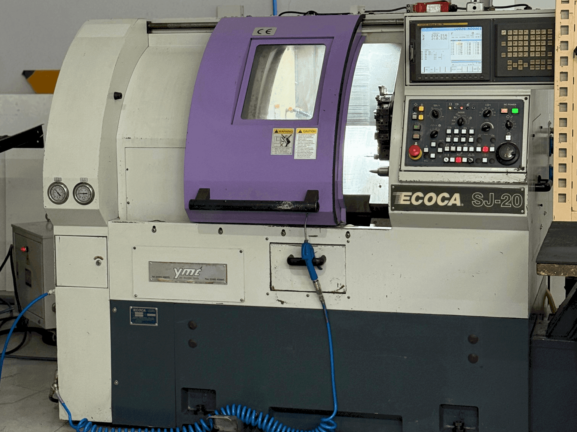 Makine ECOCA SJ-20 - Önden görünüm