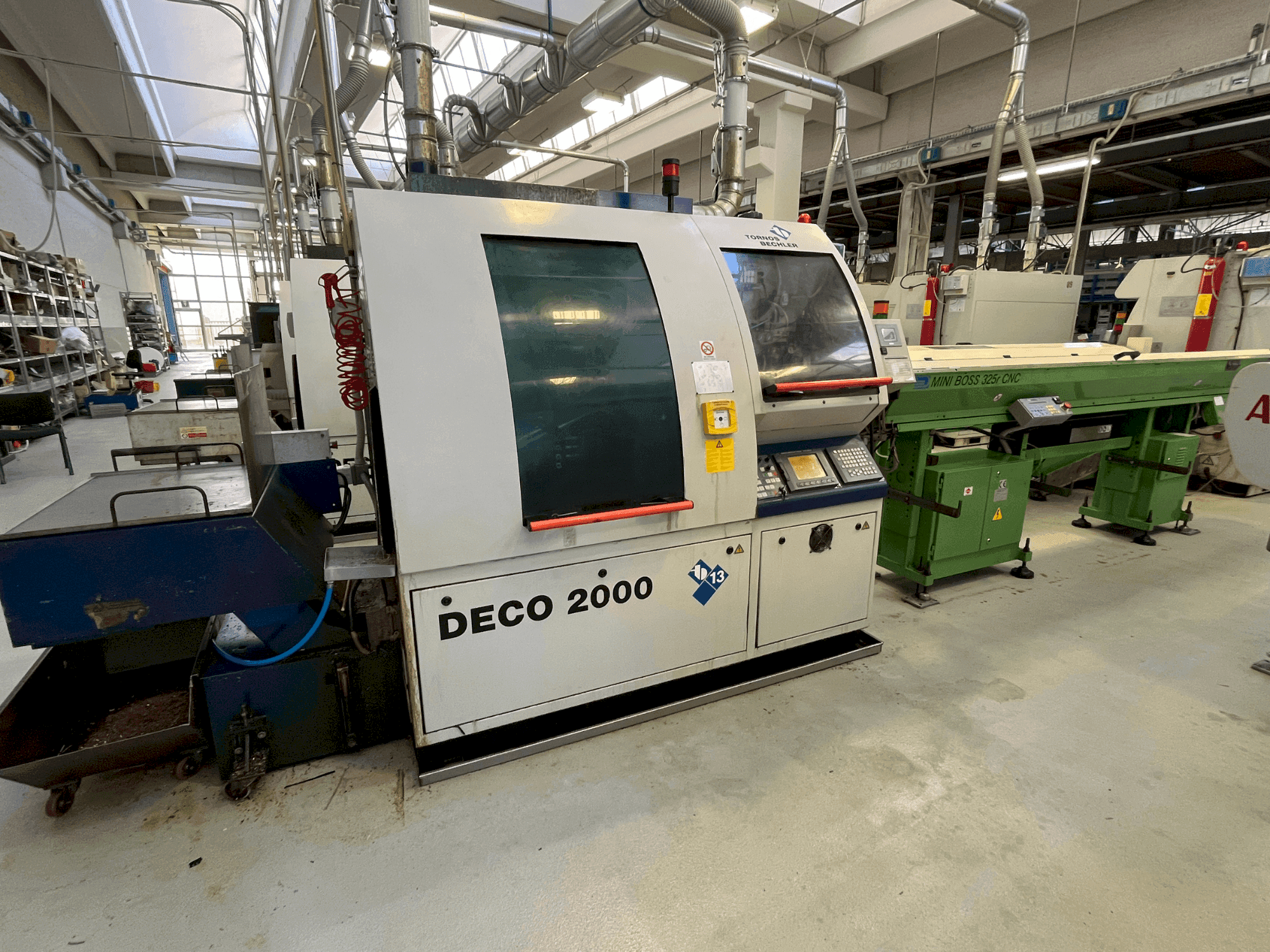Makine TORNOS DECO 2000/13 - Önden görünüm