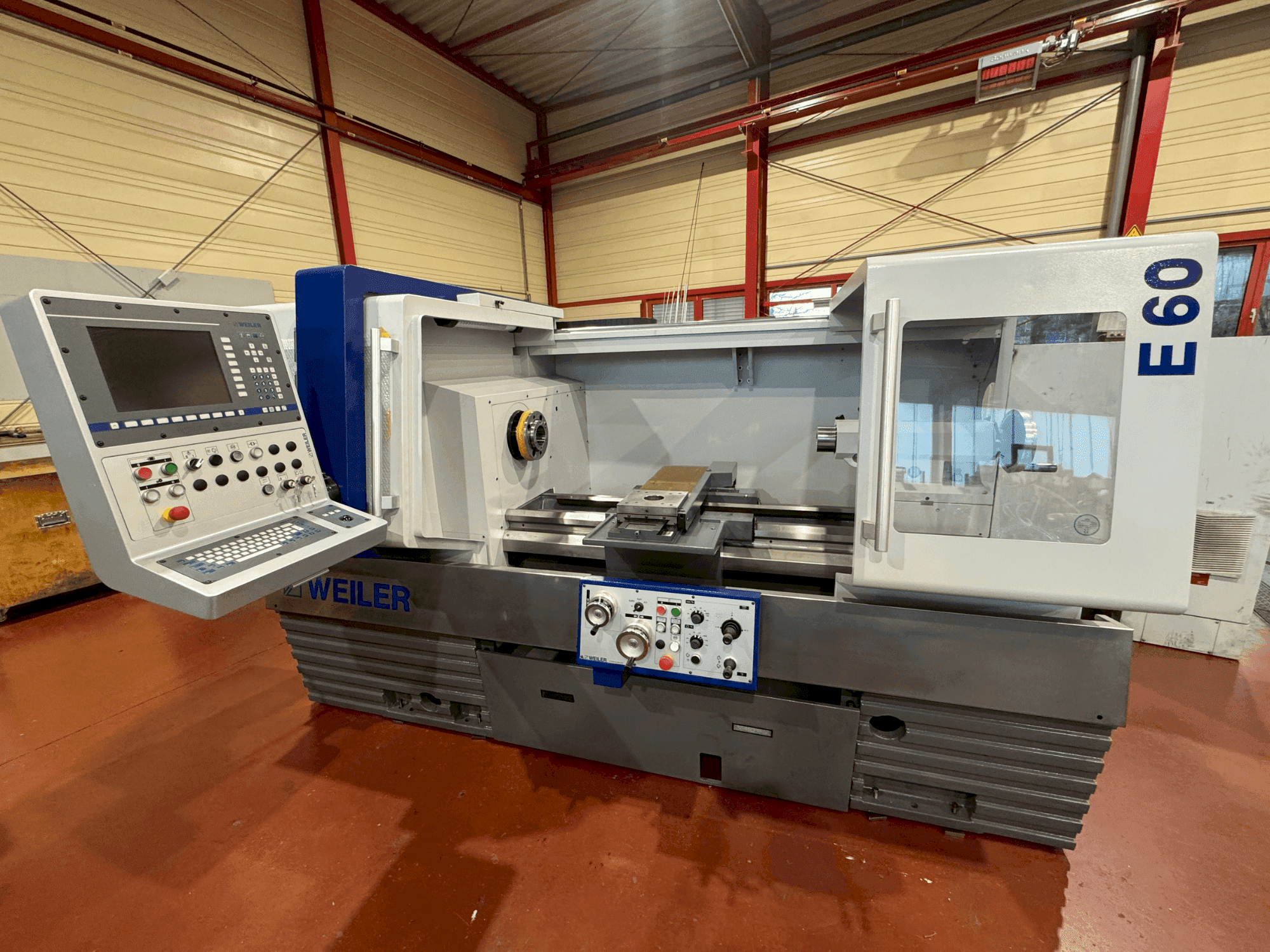 Makine  Weiler E 60x1000 - Önden görünüm