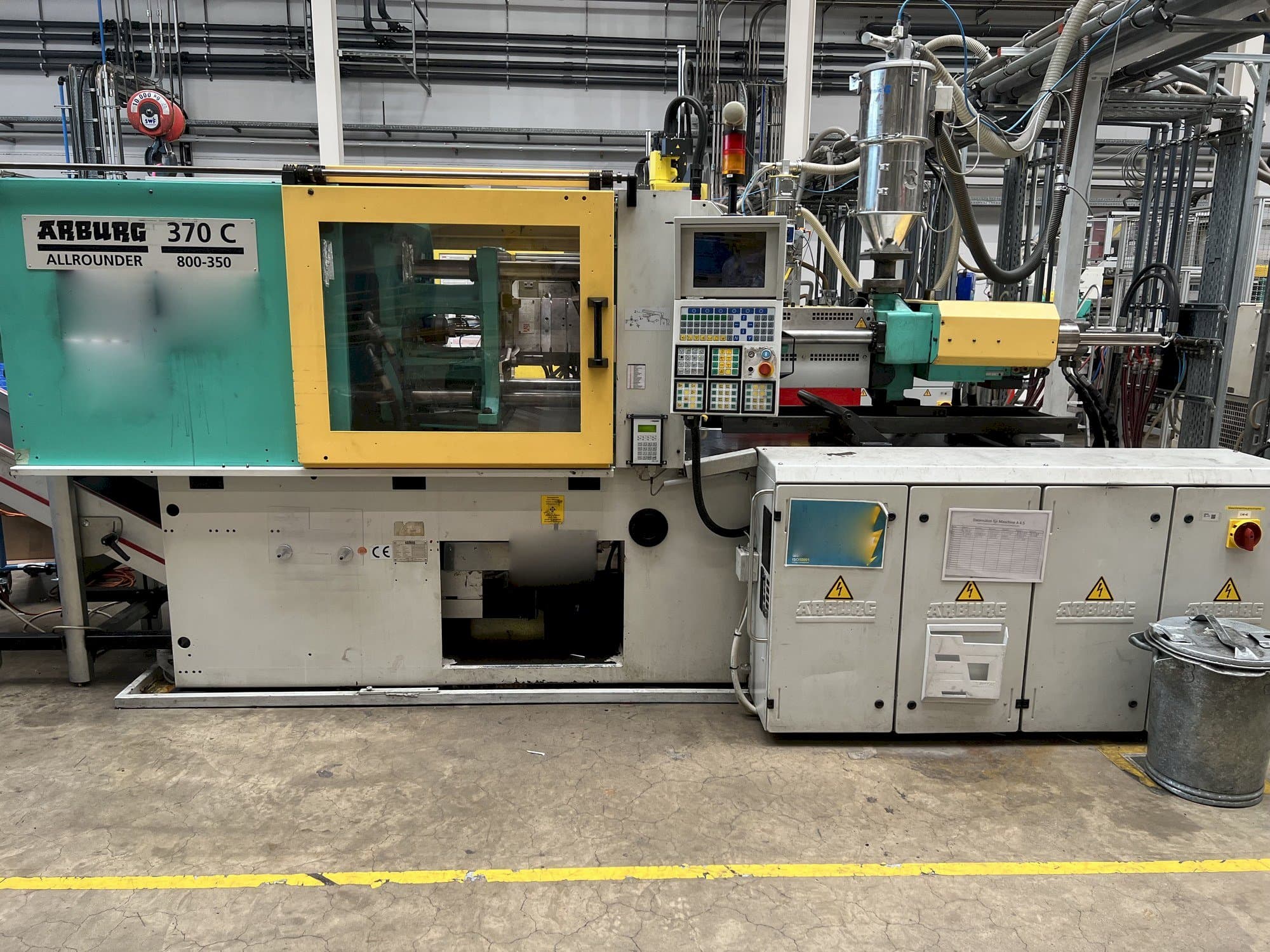 Makine Arburg 370C-800-350 - Önden görünüm