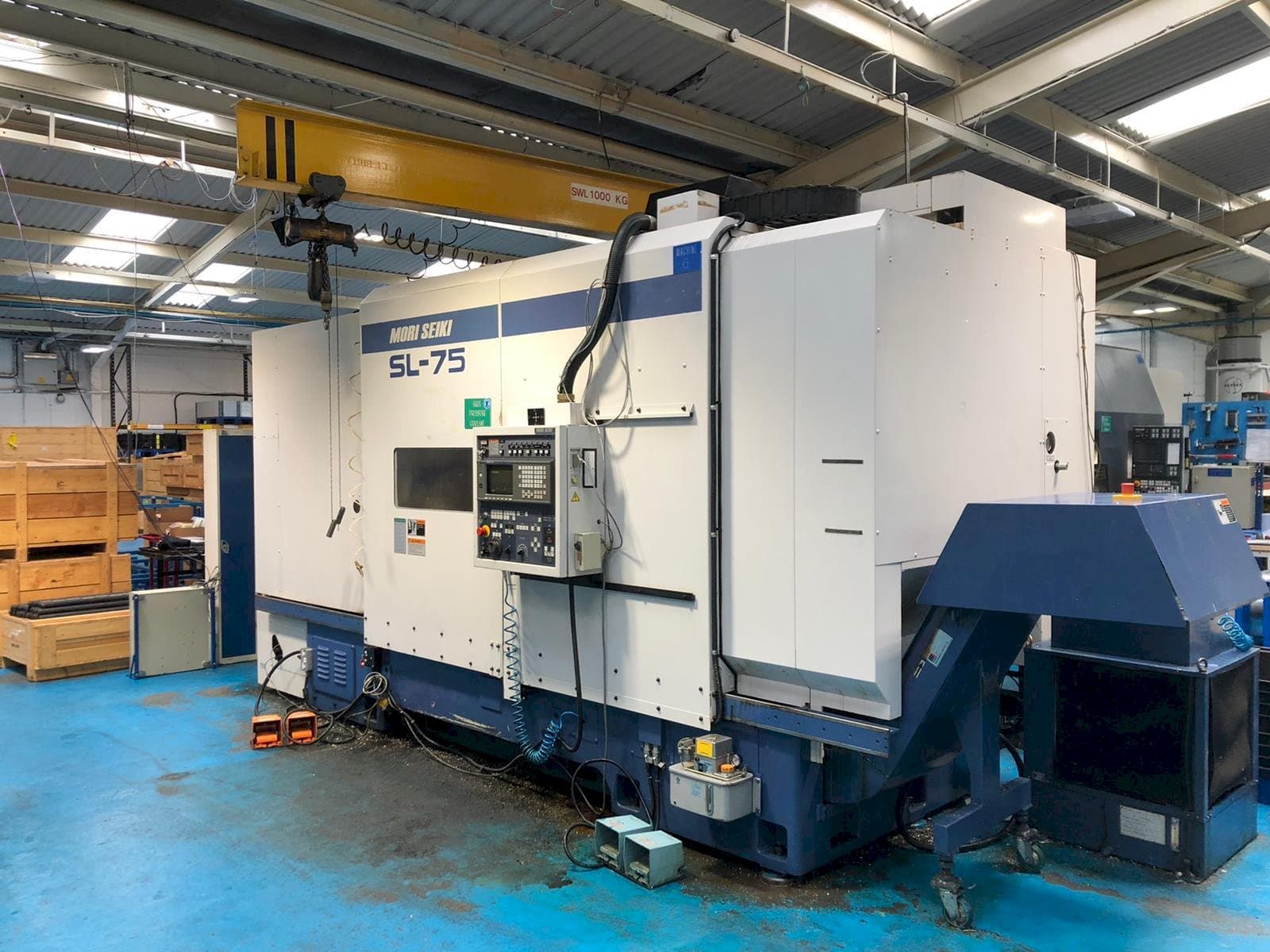 Makine MORI SEIKI SL75 - Önden görünüm