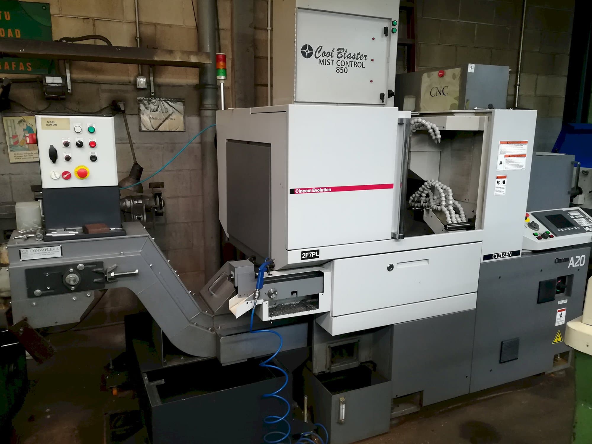 Makine CITIZEN - Önden görünüm Cincom A20