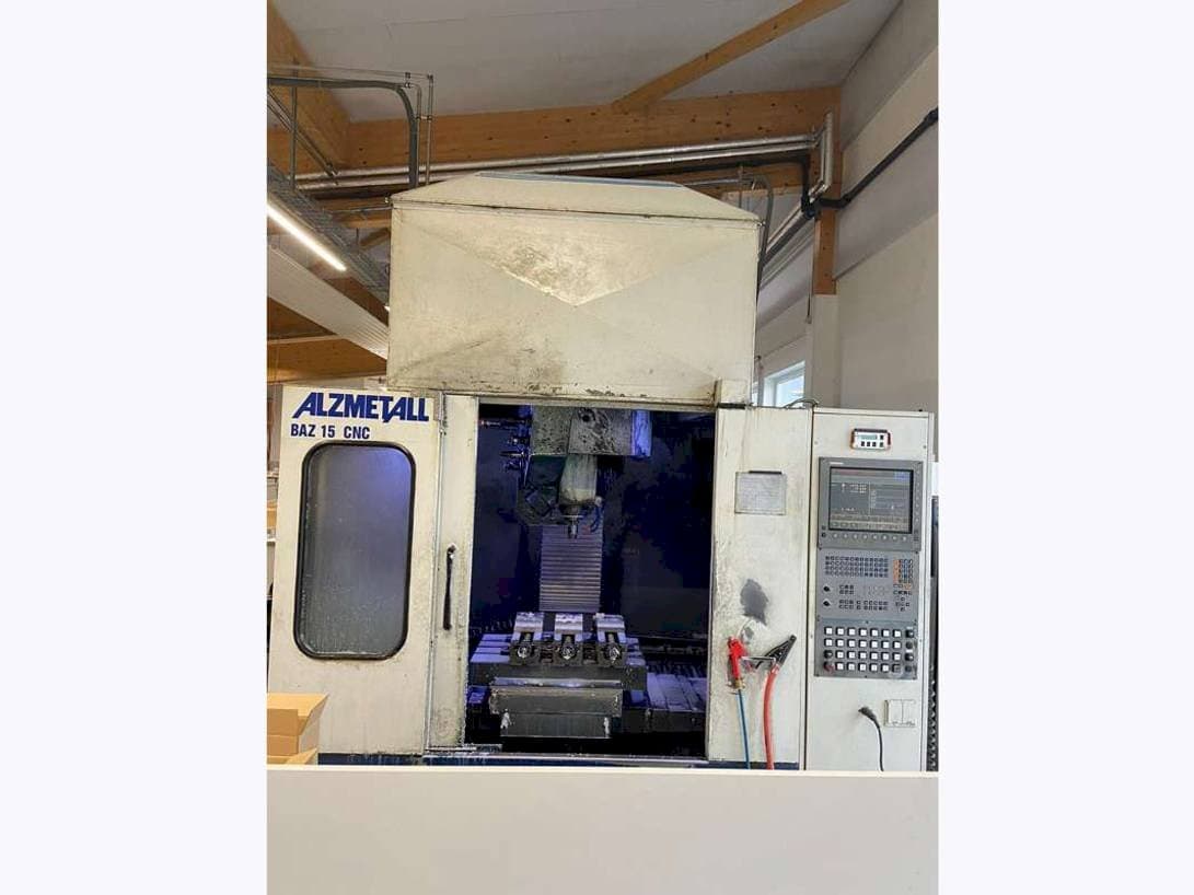 Makine Alzmetall CNC BAZ 15 - Önden görünüm