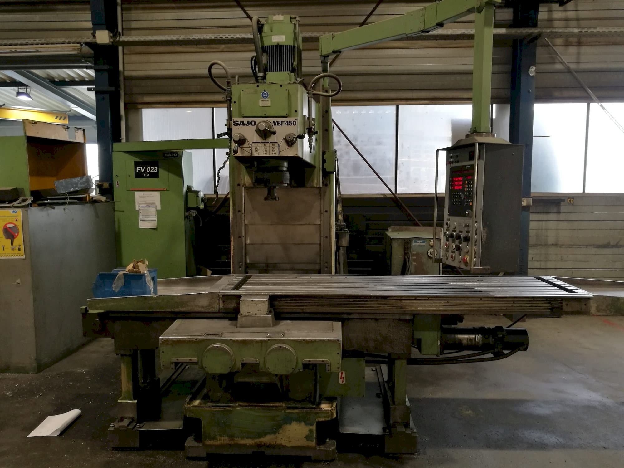 Makine  SAJO VBF450 - Önden görünüm