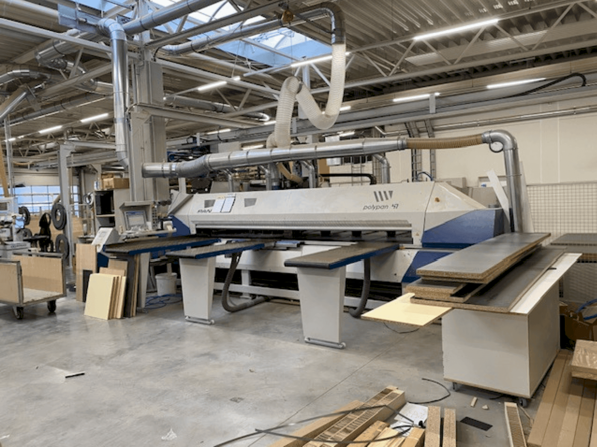 Makine  PANHANS POLYPAN 47 F - Önden görünüm