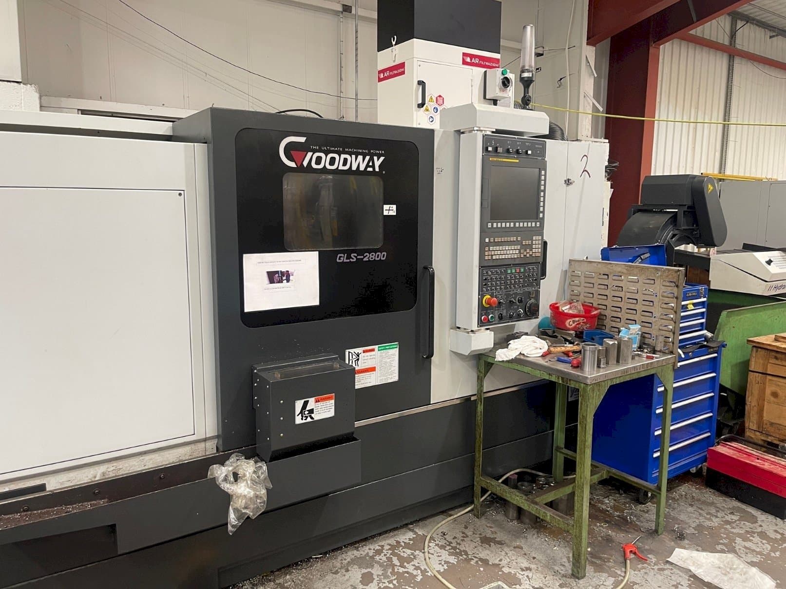 Makine Goodway GLS-2800 - Önden görünüm