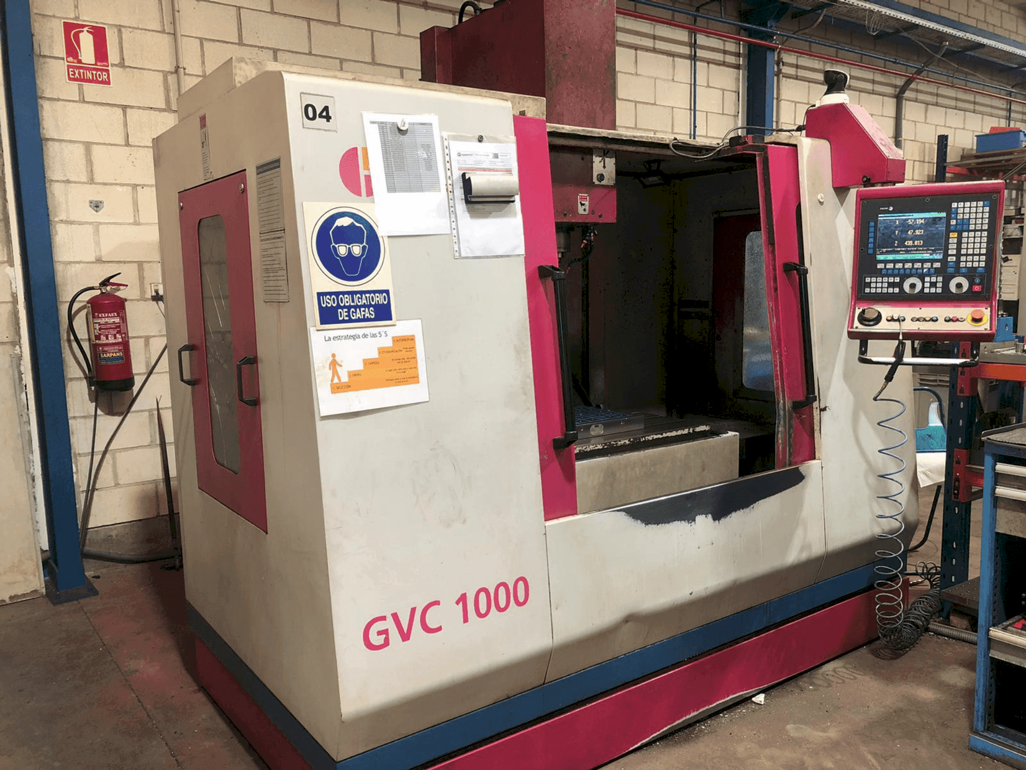 Makine  LAGUN KONDIA GVC 1000 - Önden görünüm