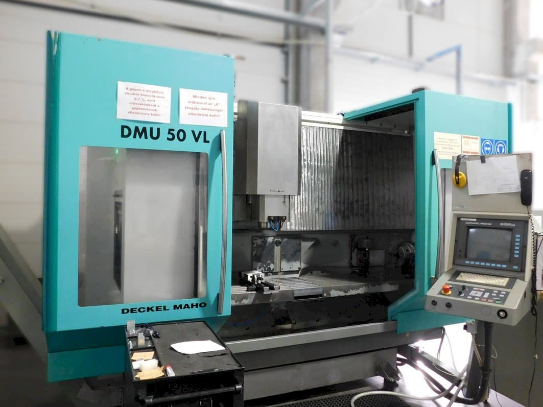 Makine DMG DMU 50 VL - Önden görünüm