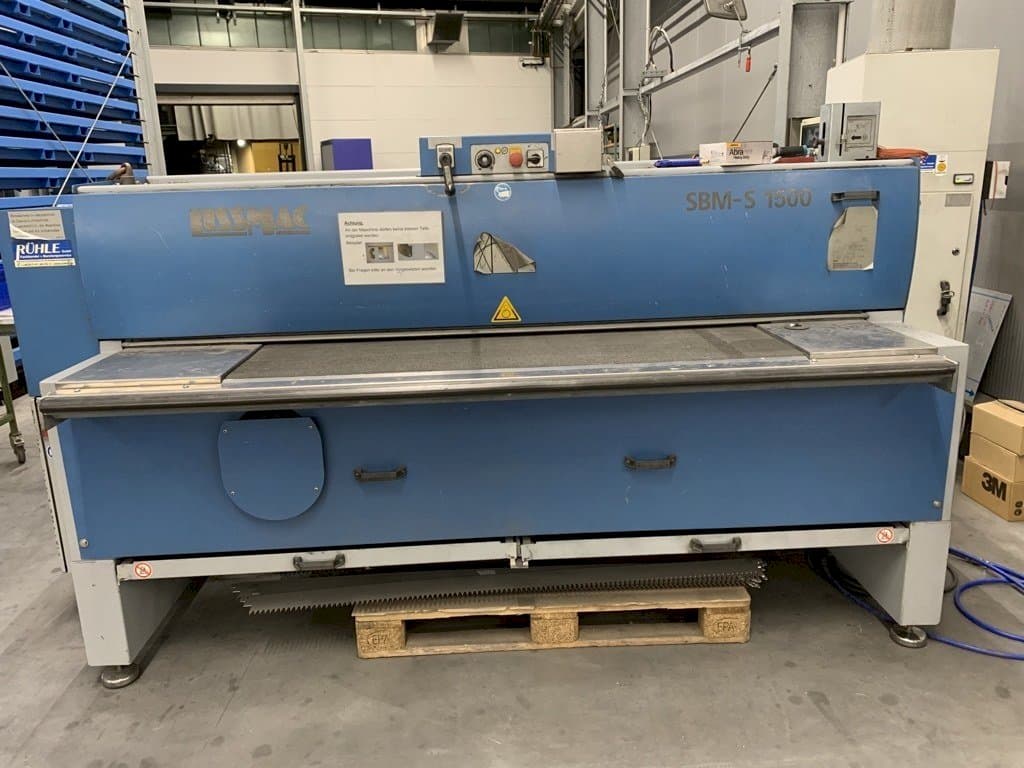 Makine LISSMAC SBM-S 1500 - Önden görünüm