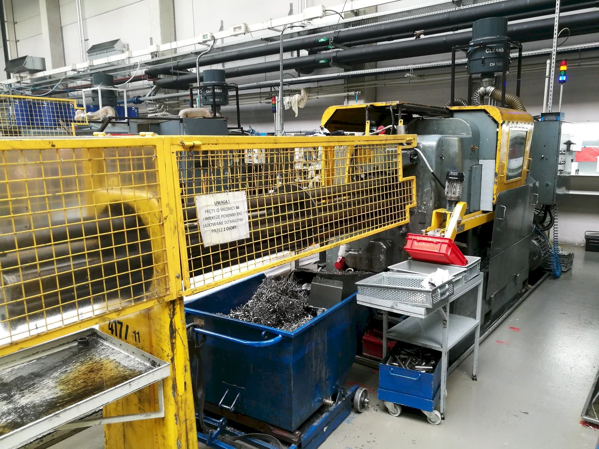 Makine Wickman 1 3/8"-6 - Önden görünüm